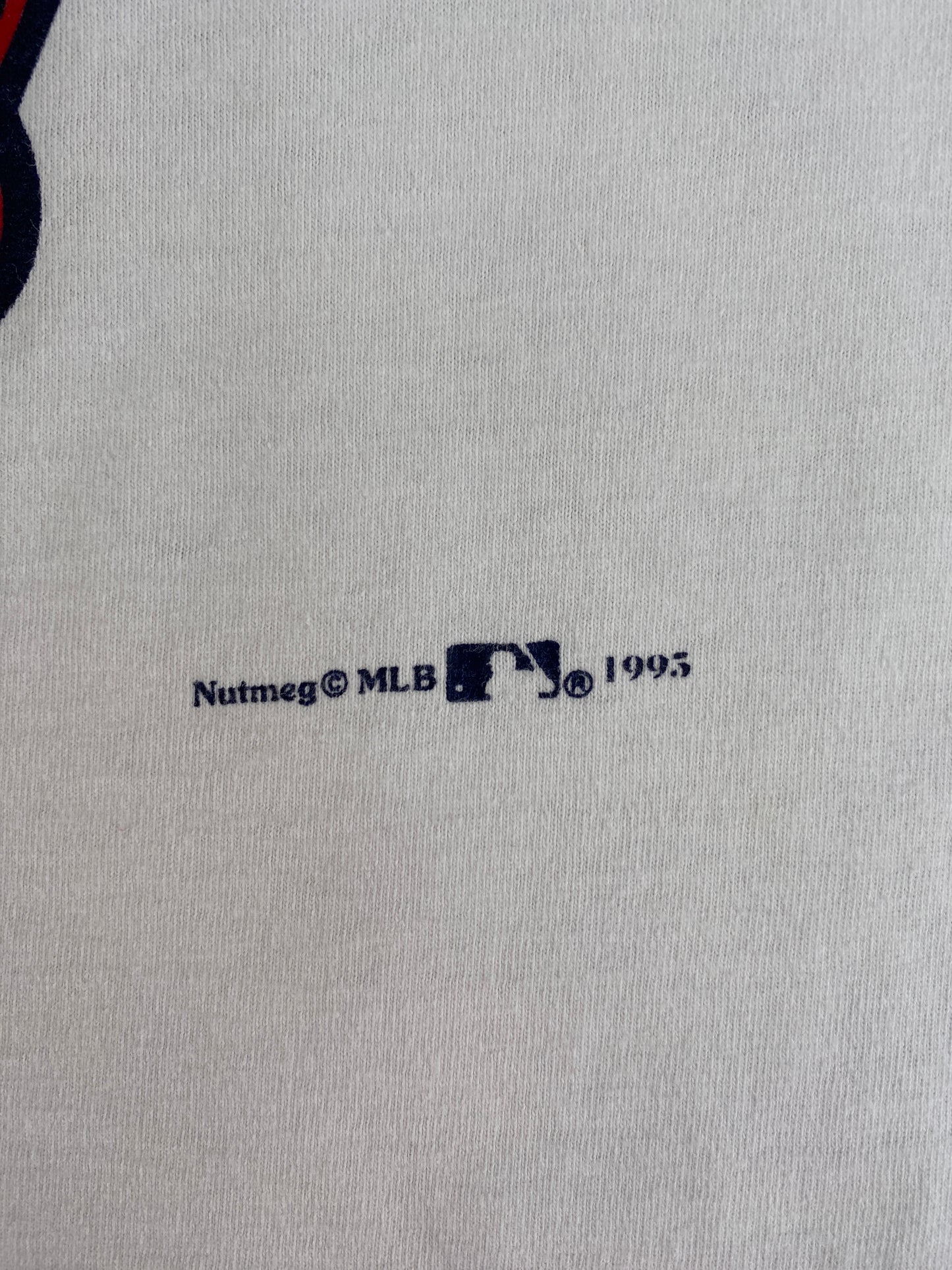 1995 CLEVELAND GUARDANS Made in USA Size L Vintage MLB T-shirt / G3298T