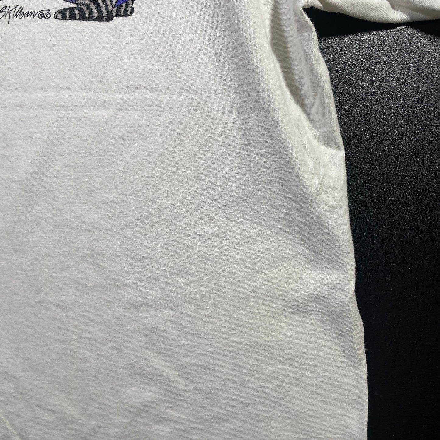 (XL) 80's CRAZY SHIRT FELINE FITNESS CENTER Vintage T-Shirt / A0813T