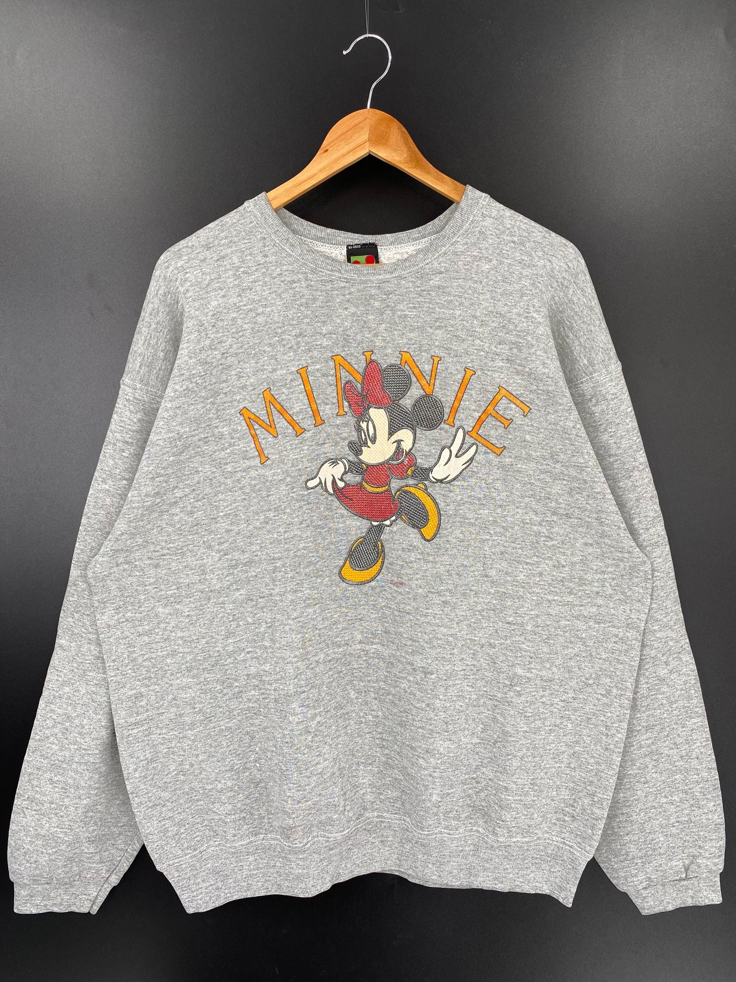 90's DISNEY MINNIE Made in USA Size XL Vintage Sweat-shirt / F1657S