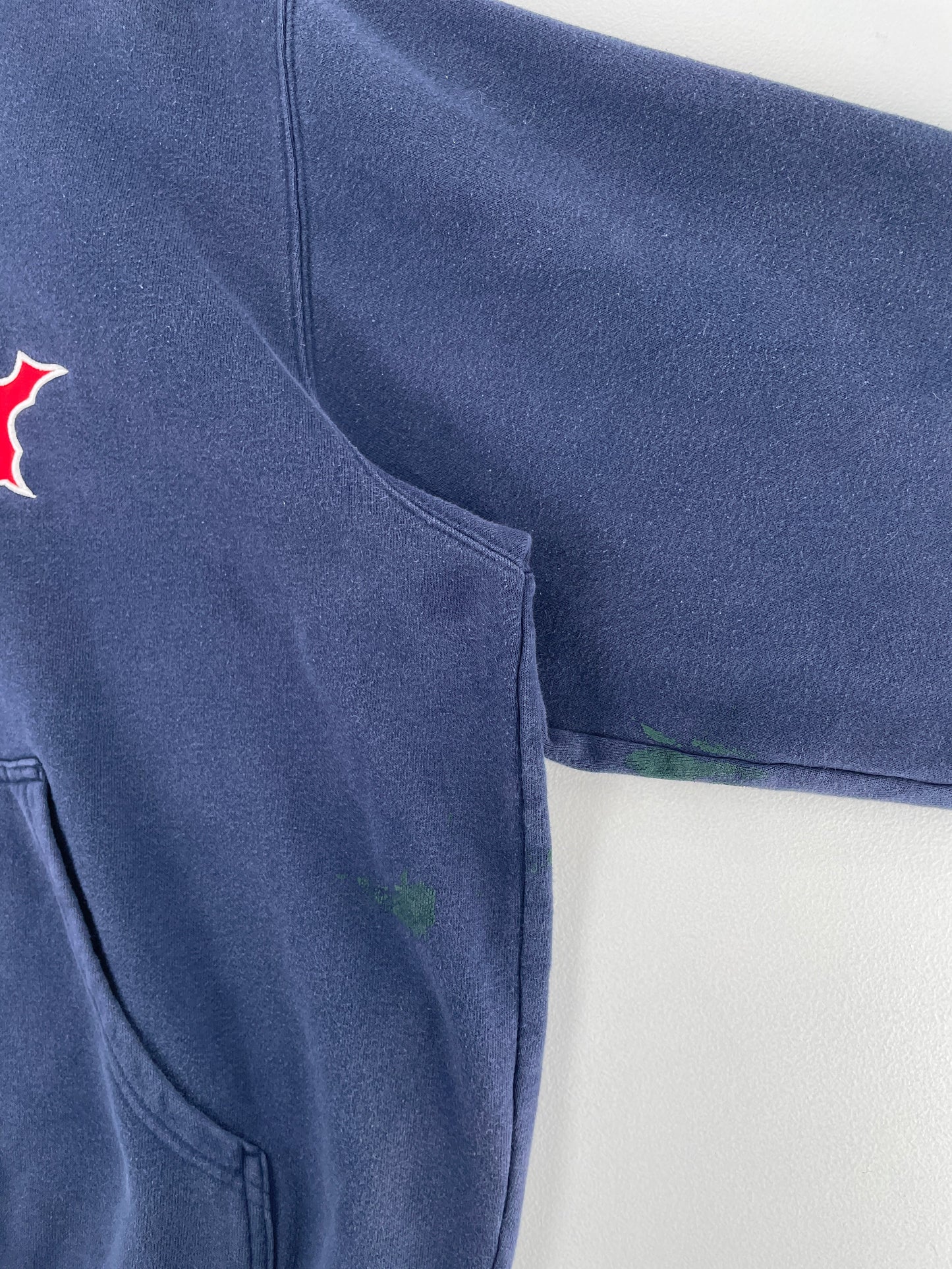 00' NIKE x RED SOX Size XL Vintage MLB Hoodie Sweat-shirt / G993S