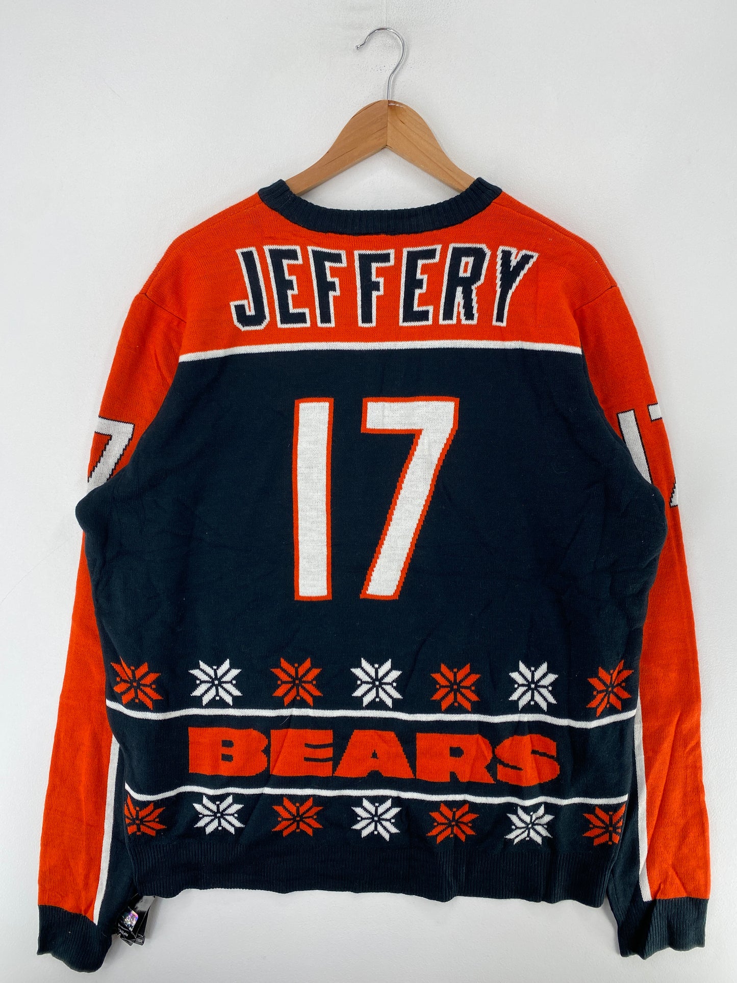 Vintage DEAD STOCK CHICAGO BEARS Size XL NFL Knit Sweater / G5297K
