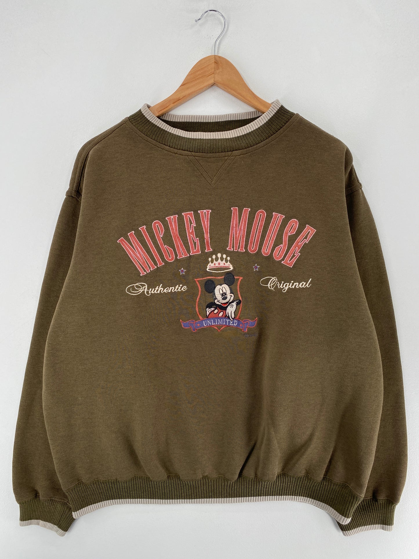 90's DISNEY MICKEY Size XL Vintage Sweat-shirt / F6171S