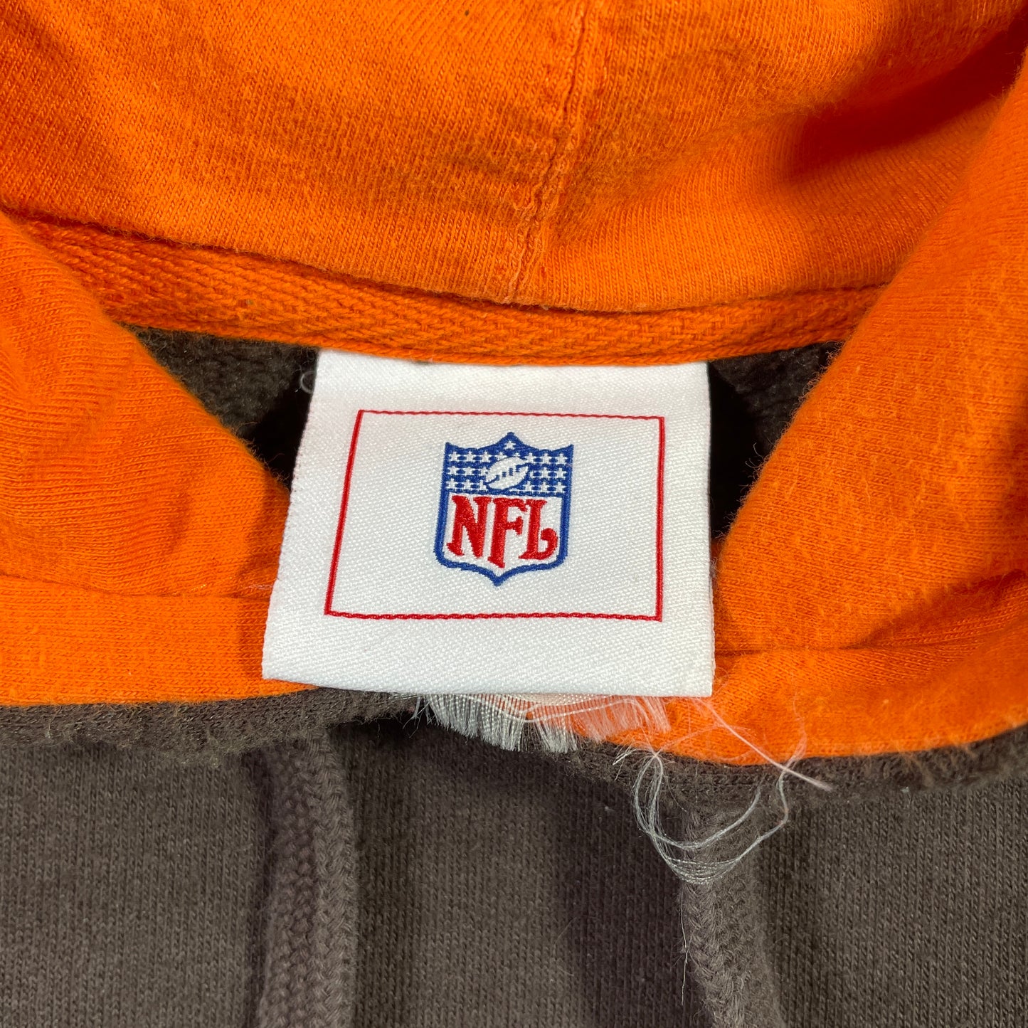 (Approx. L) Vintage CLEVELAND BROWNS NFL Hoodie Sweatshirt / A1028S