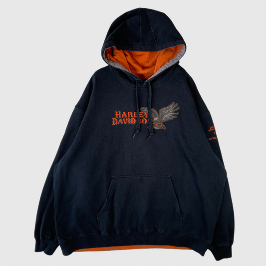 (XL) Vintage HARLEY DAVIDSON Hoodie Sweatshirt / A0029S
