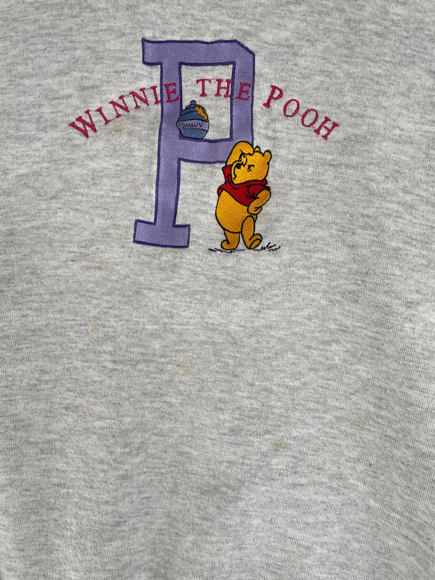00’ DISNEY POOH Size Approx. L Sweat-shirt / F8662S