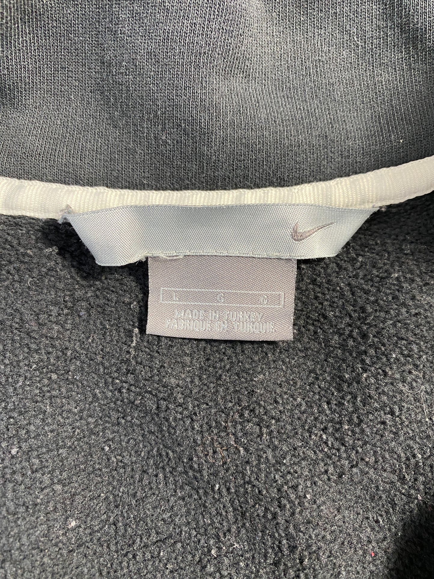 00' NIKE Size L Vintage Half Zip Sweat-Shirt / F6680S