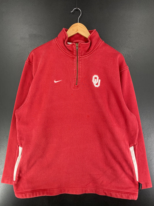 00' NIKE x OKLAHOMA SOONERS Size XL Vintage College Sweat Shirt / F1689S