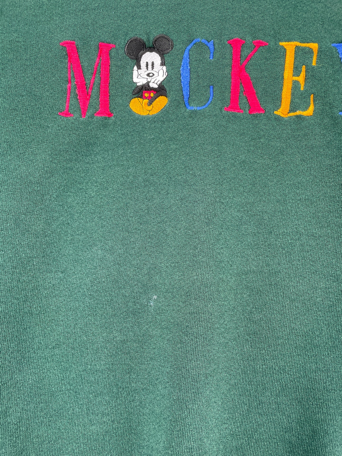 90's DISNEY MICKEY Made in USA Size L Vintage Sweat-shirt / F8665S