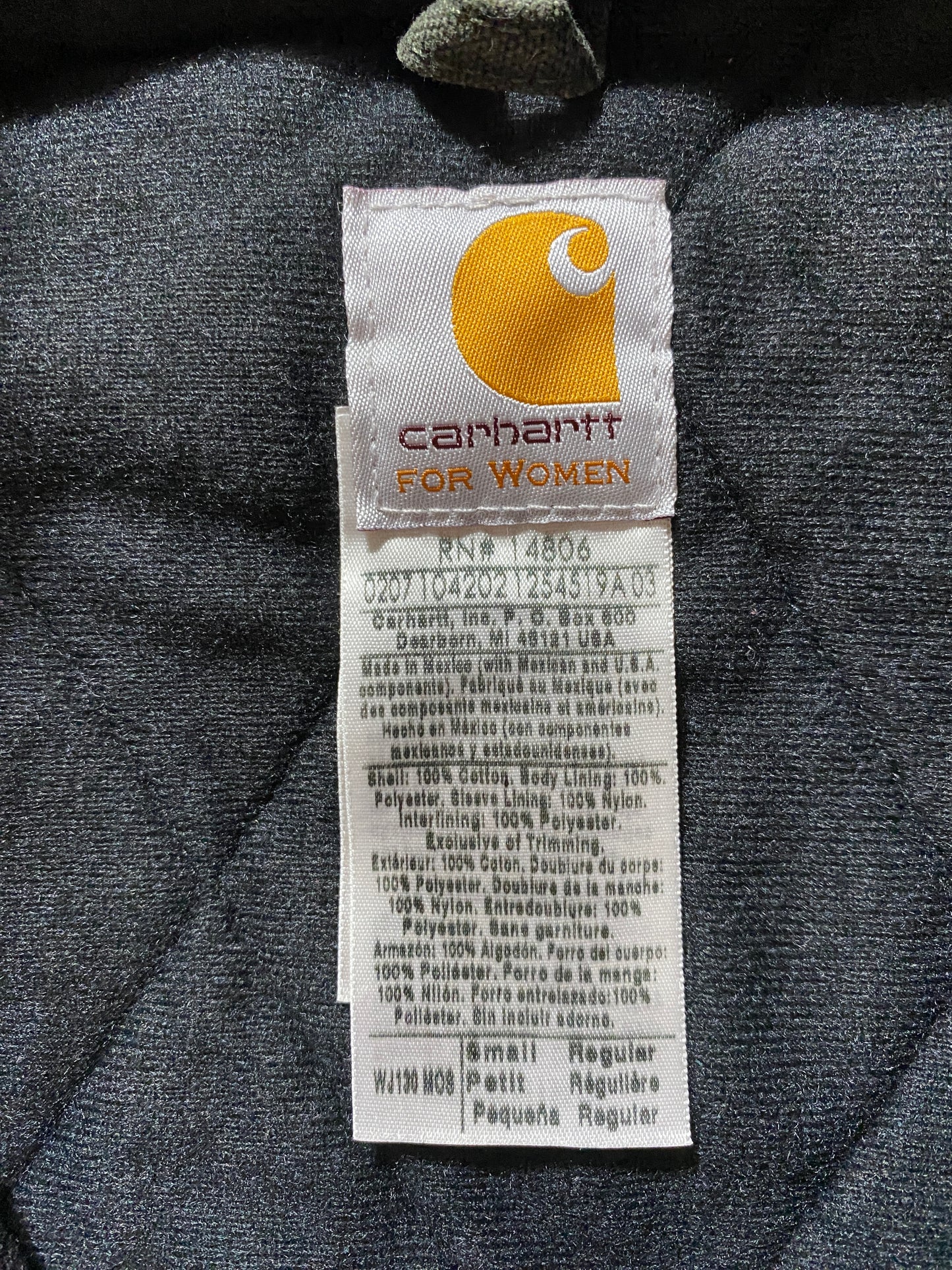.Vintage CARHARTT Size Ladies S Duck Jacket / G1351J