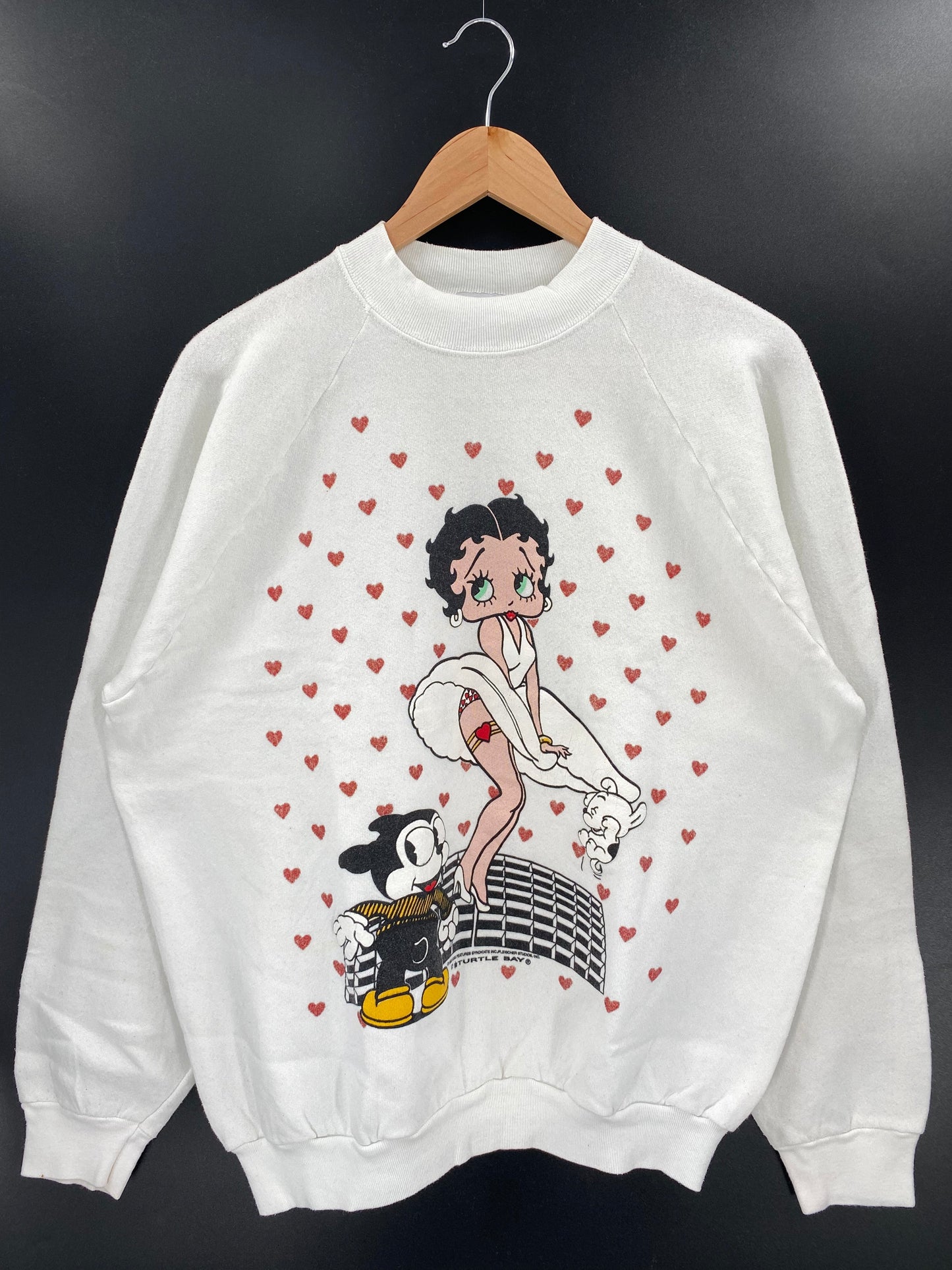 90’s BETTY BOOP Made in USA Size XL Vintage Sweat-shirt / F1744S