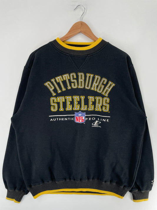 90’s PITTSBURGH STEELERS Size L NFL Sweat-Shirt / F5916S