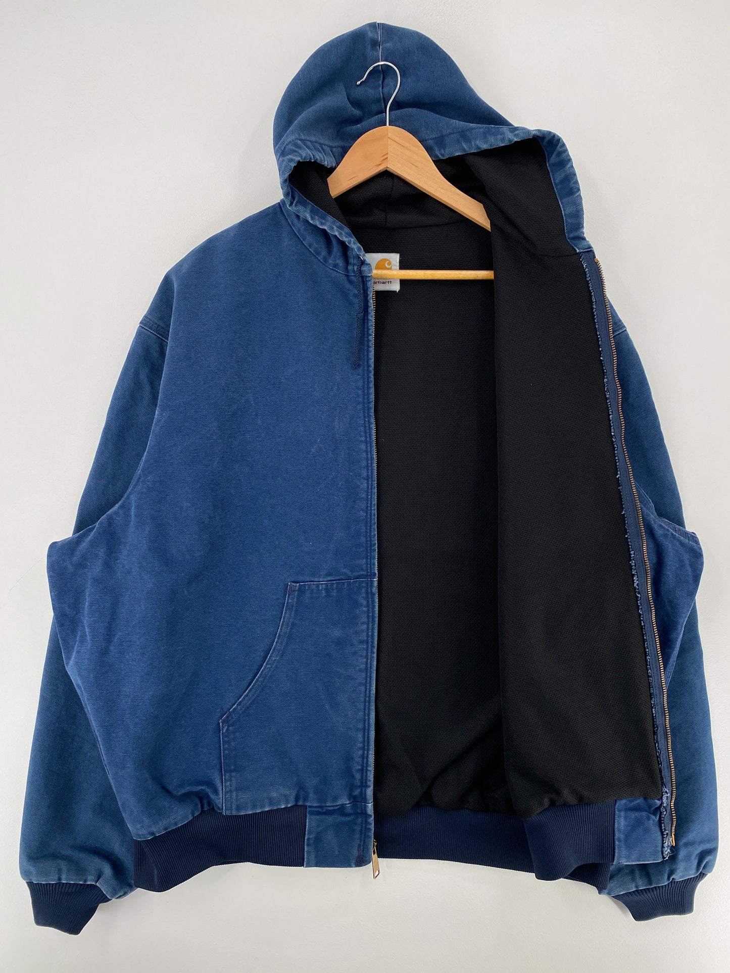 .Vintage CARHARTT Size Approx. XL Duck Hoodie Jacket / F8747J