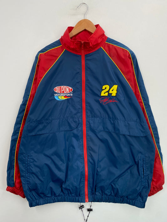 Vintage DU PONT JEFF GORDON Size XL Racing Nylon Jacket/ G5837N