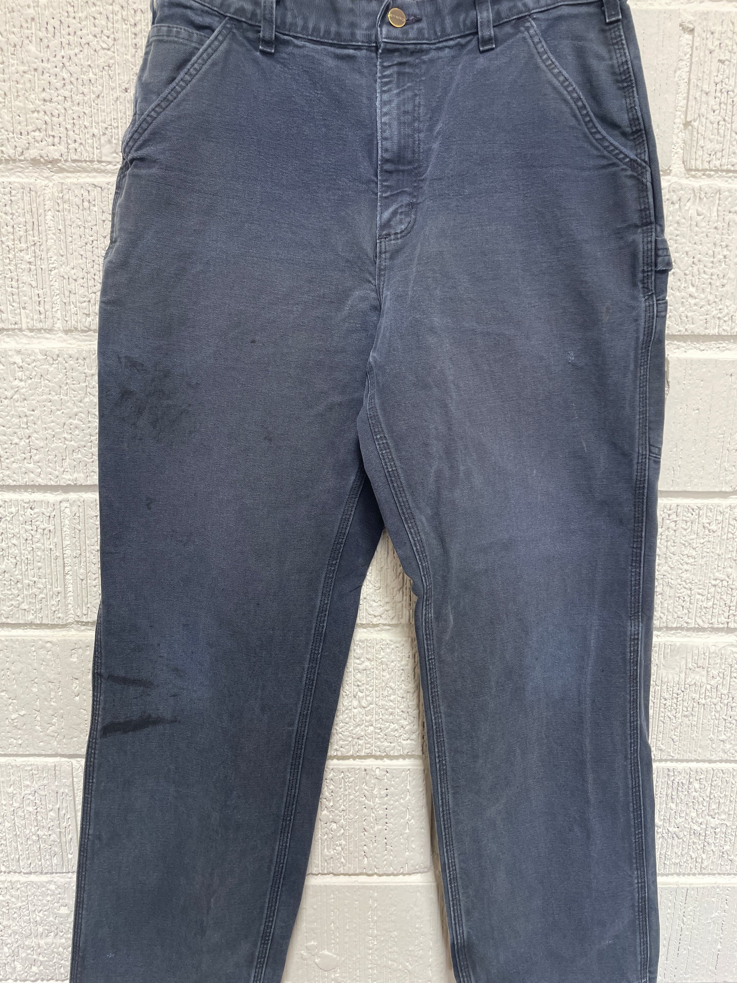 (W33xL30) Vintage CARHARTT Distressed Style Duck Pants / A1161P