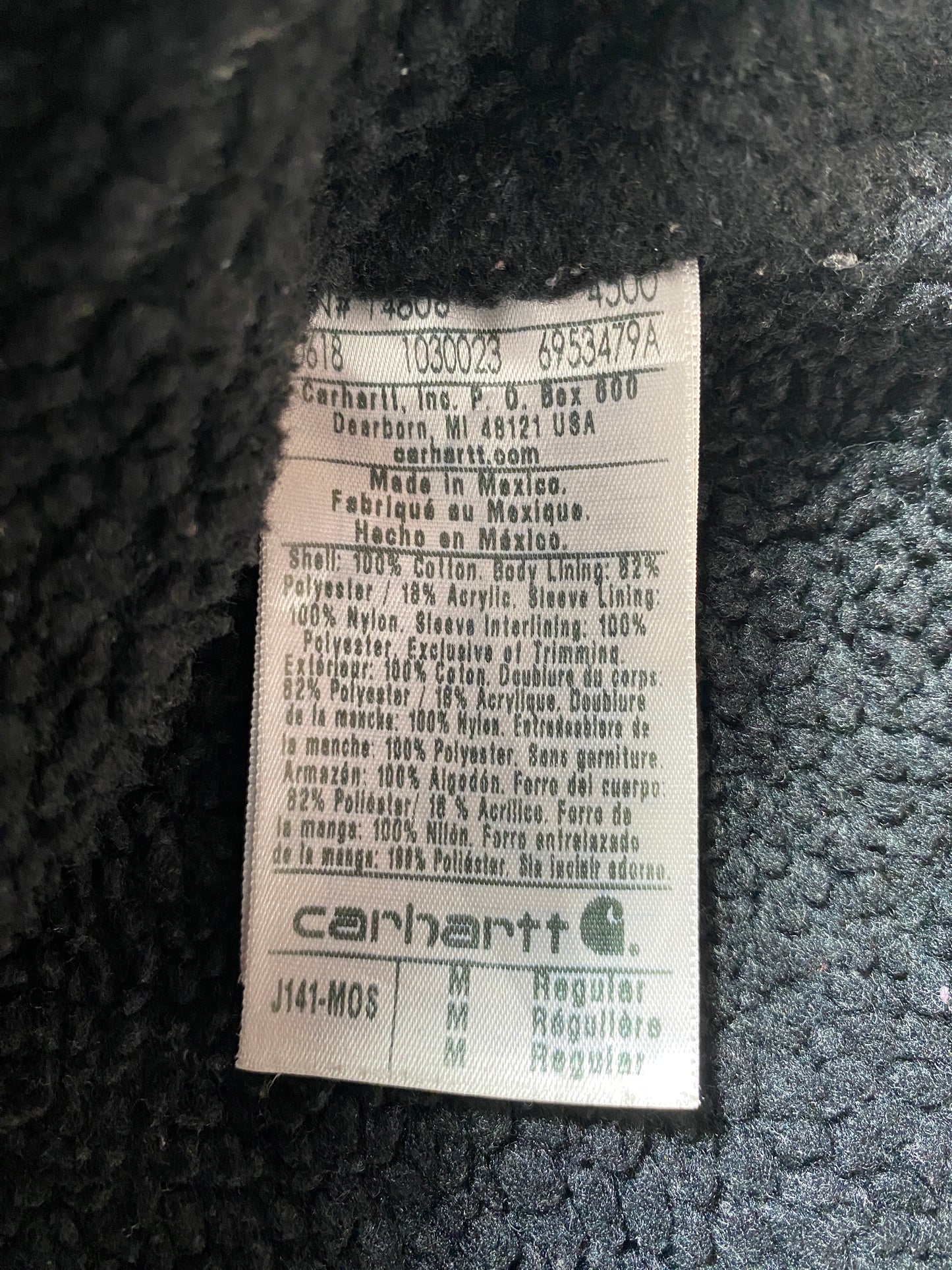 Vintage CARHARTT Size M Duck Hoodie Jacket / F8751J