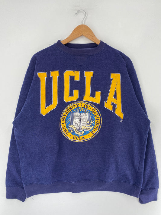 90’s UCLA Size No tag Approx. L College Sweat-Shirt / F5004S