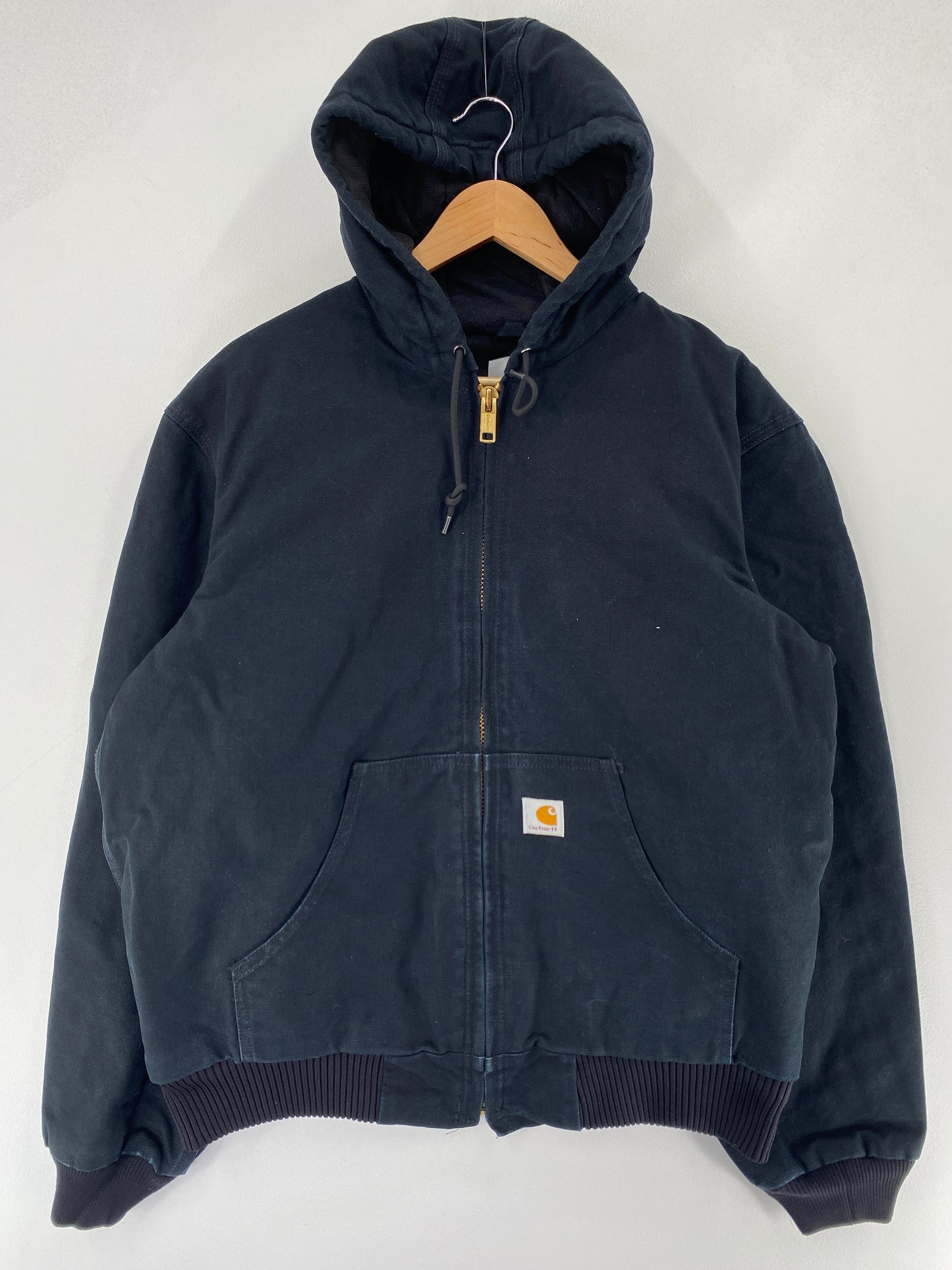 90's CARHARTT Made in USA Size M Vintage Zip-Up Duck Jacket / F4088J