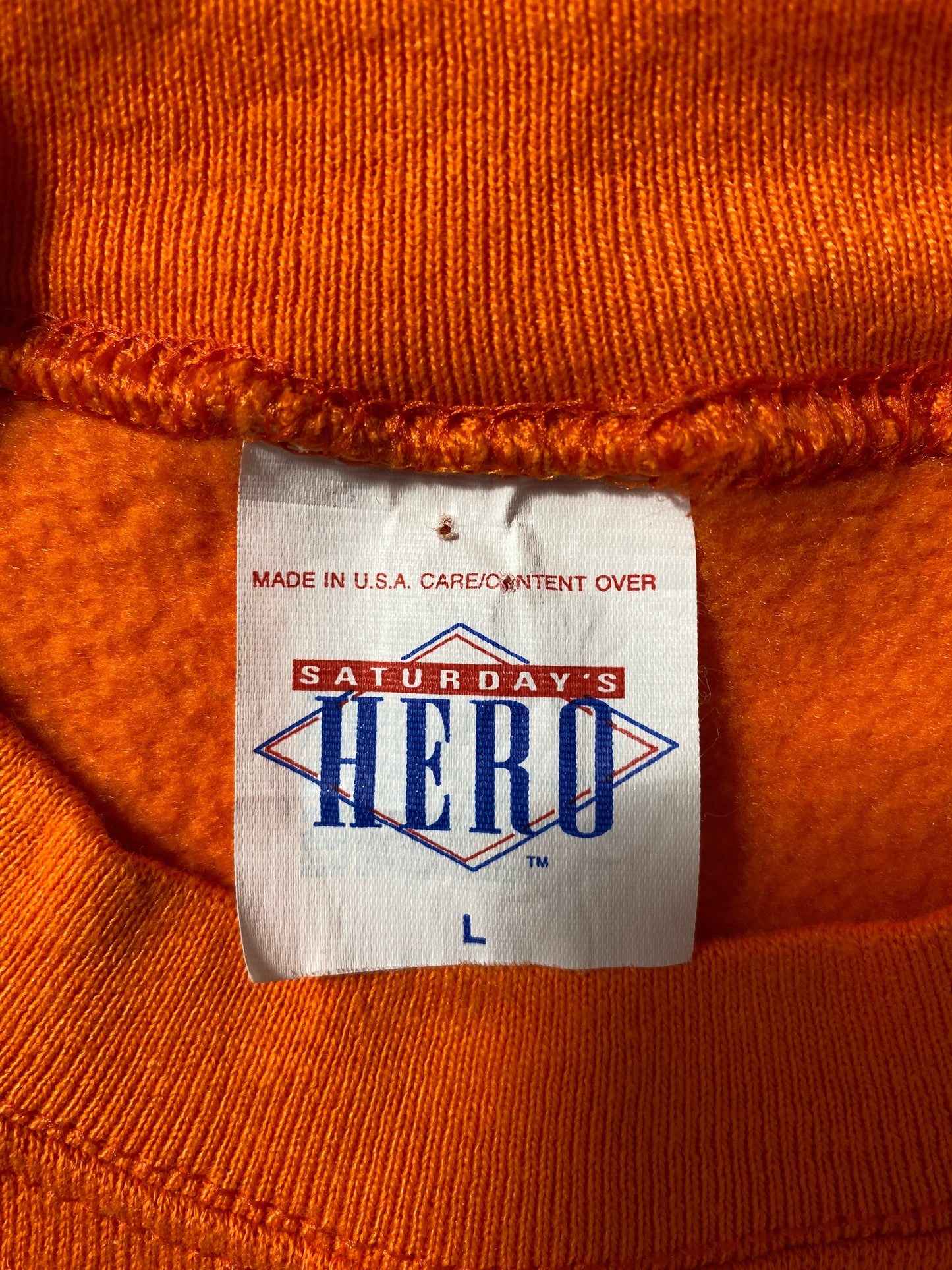1991 TENNESSEE SUGAR BOWL Made in USA Size L Vintage College Sweat-Shirt / G5096S