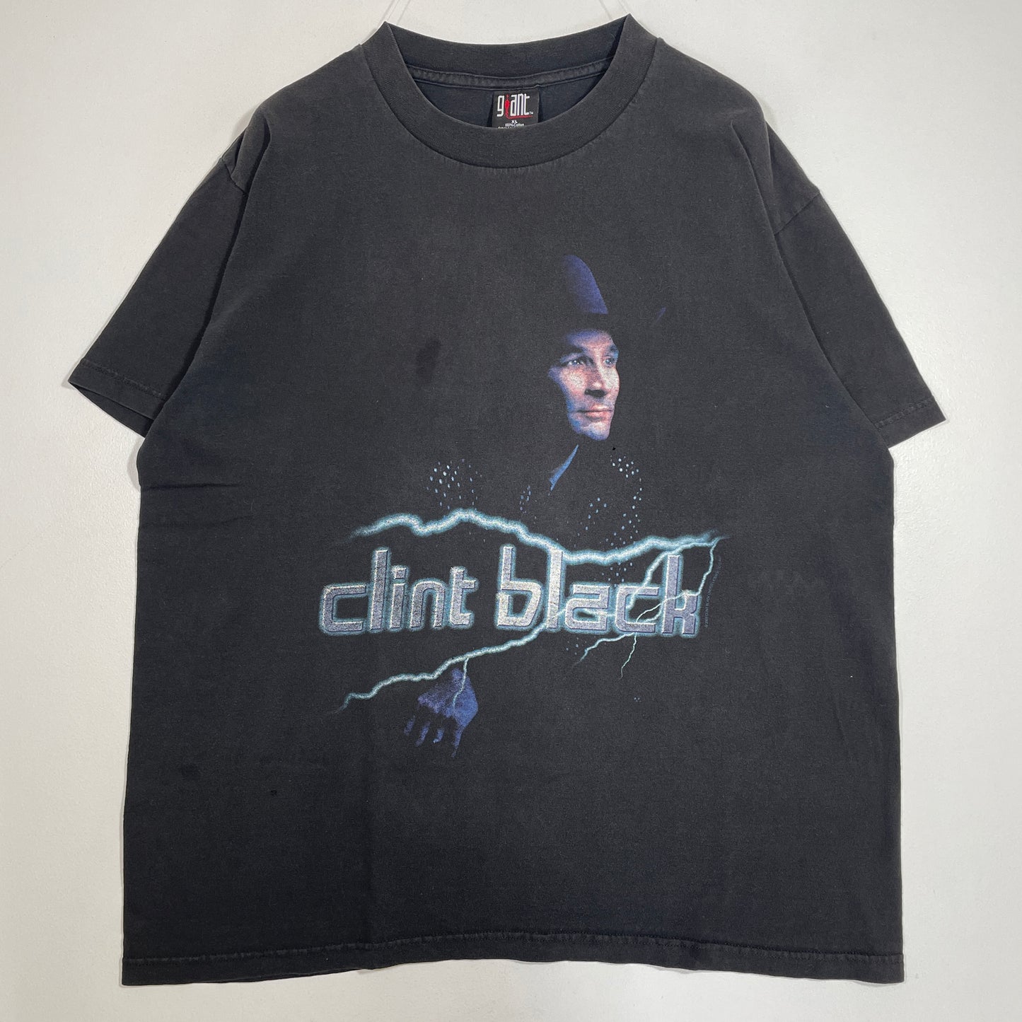 (XL) 90’s CLINT BLACK Music T-shirt / A0595T