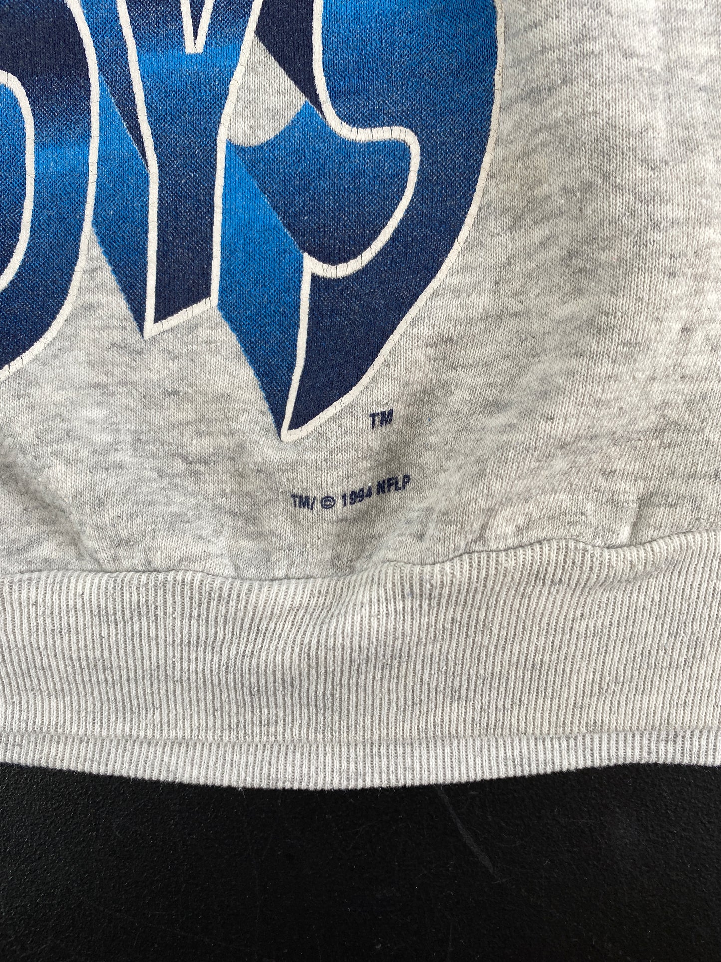 1994 DALLAS COWBOYS Made in USA Size No Tag (Approx.XXL) Vintage NFL Sweat-shirt / F6279S