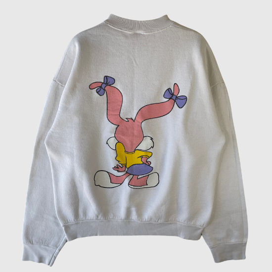 (Ladies L) 90's BUNNY Sweat-Shirt / A0076S