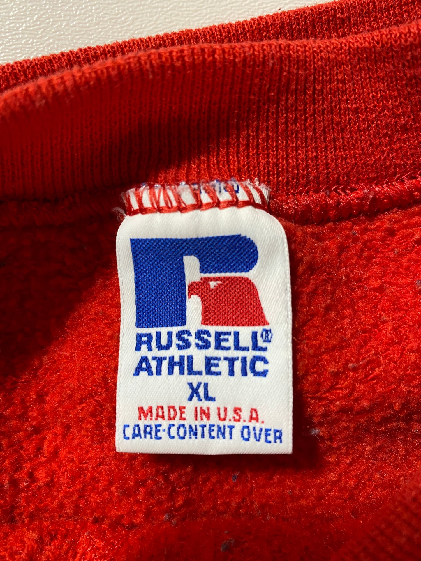 90's RUSSELL x SHILOH Made in USA Size XL Vintage College Sweat-shirt / G7054S