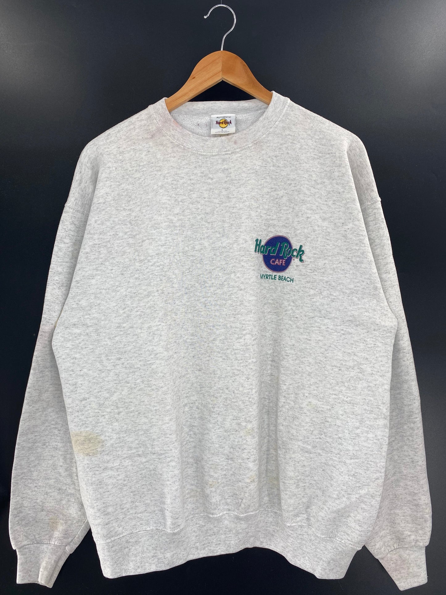 90’s HARD ROCK CAFE MYRTLE BEACH Made in USA Size L Vintage Sweat-Shirt / F5988S