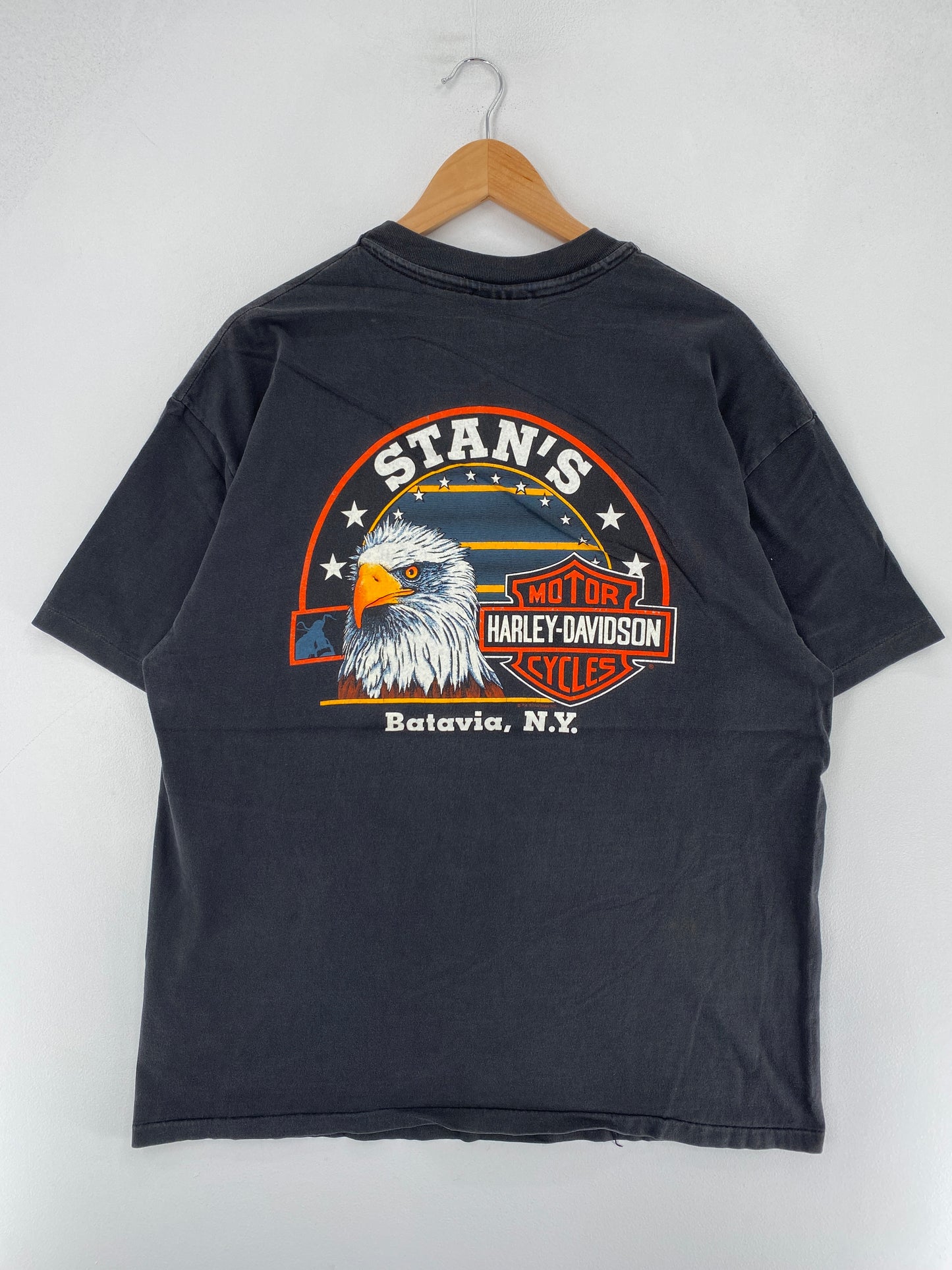 90's HARLEY DAVIDSON Made in USA Size XL Vintage T-Shirt / F3869T
