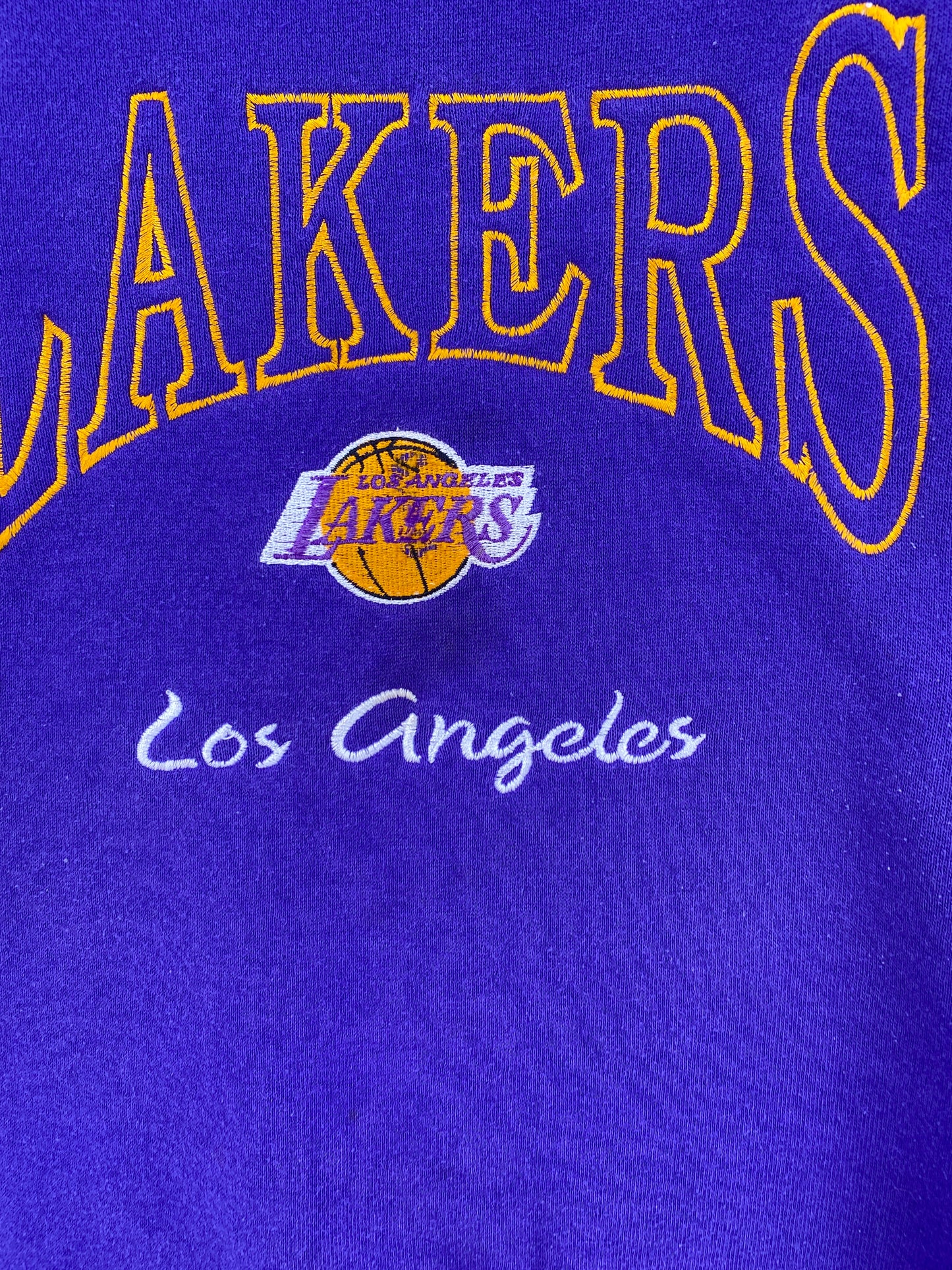 90's LOS ANGELES LAKERS Made in USA Size M Vintage NBA Sweat-Shirt / F9162S