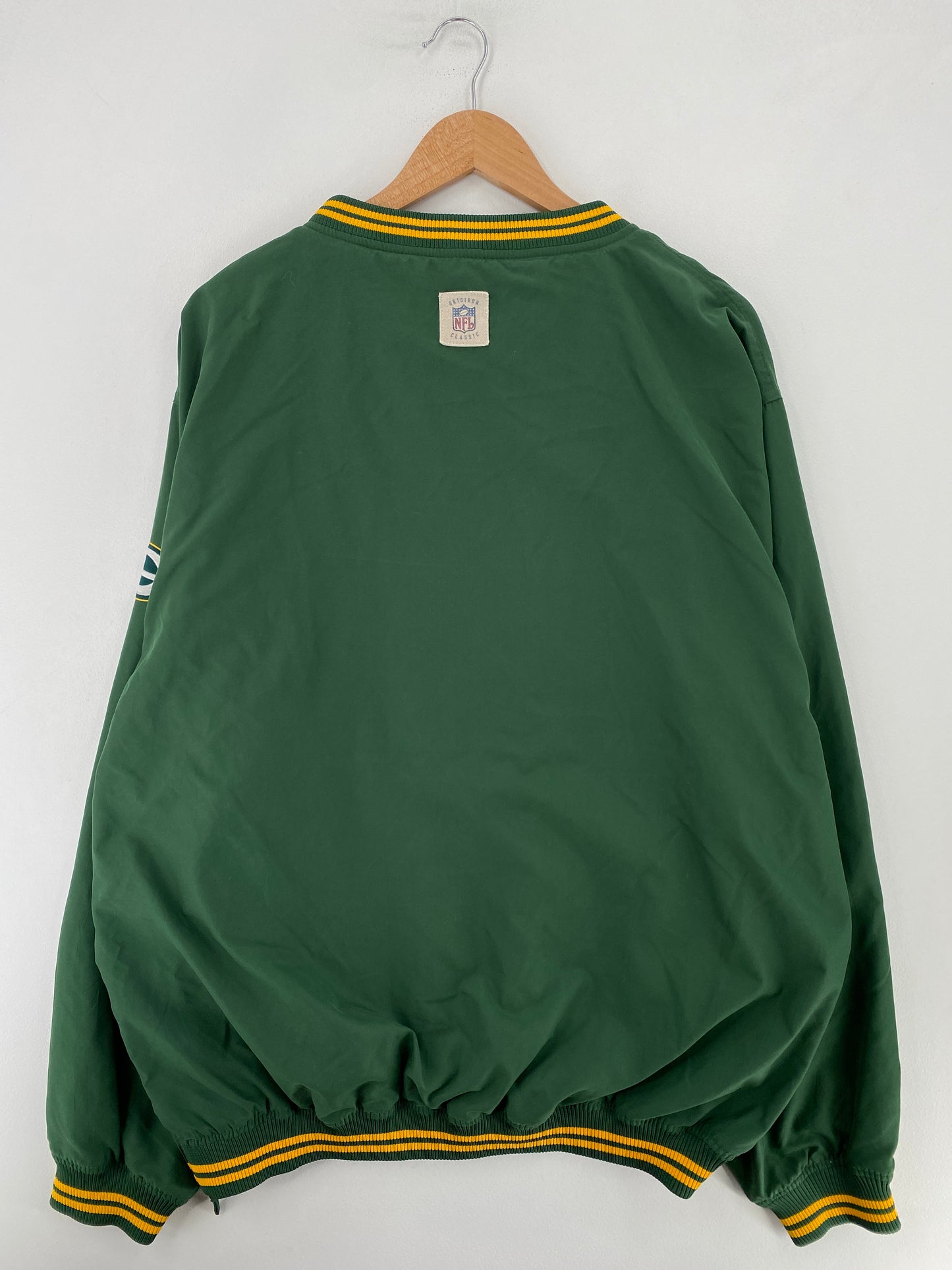 Vintage GREEN BAY PACKERS Size XL NFL Nylon Jacket / G138N