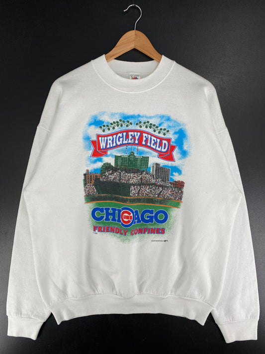 1994 CHICAGO CUBS Made in USA Size XL Vintage MLB Sweat-Shirt / F8497S