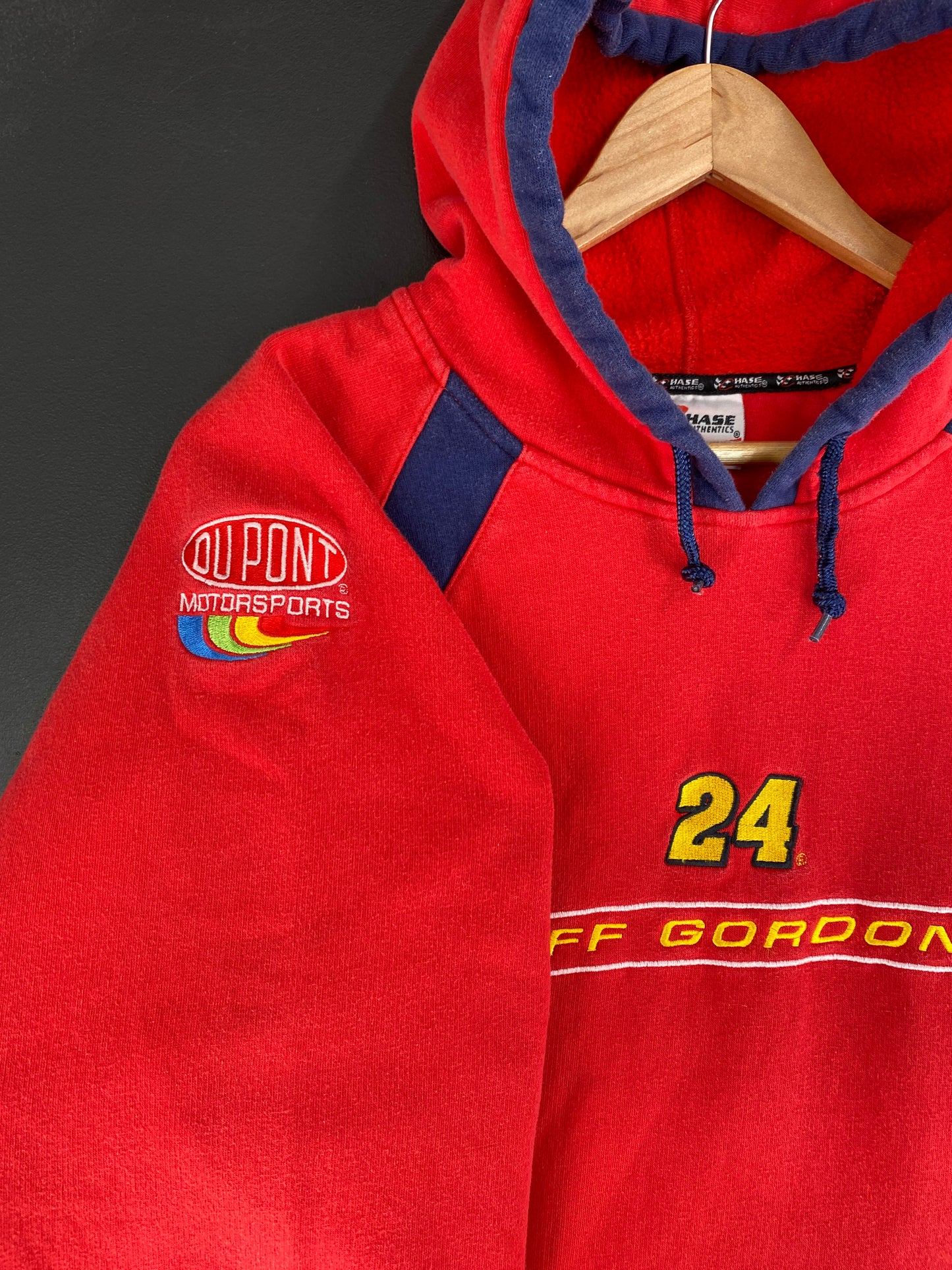 Vintage JEFF GORDON Size L Racing Hoodie Sweat-shirt / F5700S