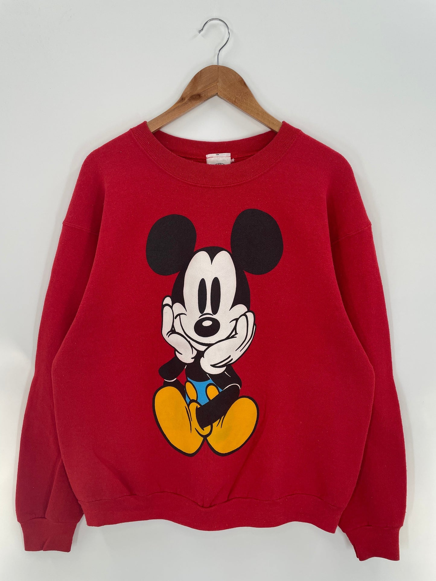90’s DISNEY MICKEY Made in USA Size L Vintage Sweat-shirt / F2700S