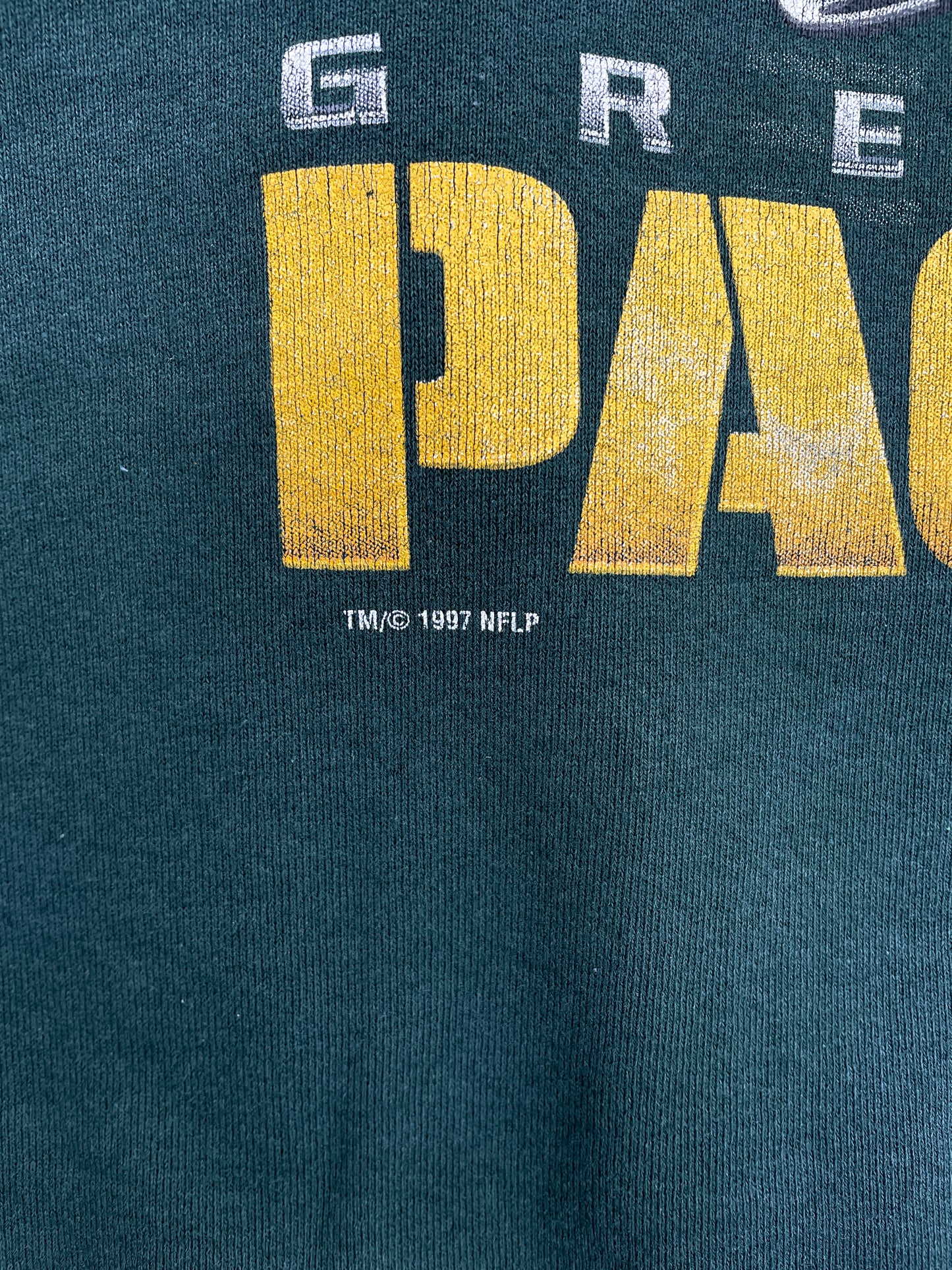 1997 GREEN BAY PACKERS Made in USA Size XXL Vintage NFL Sweatshirt / G6236S