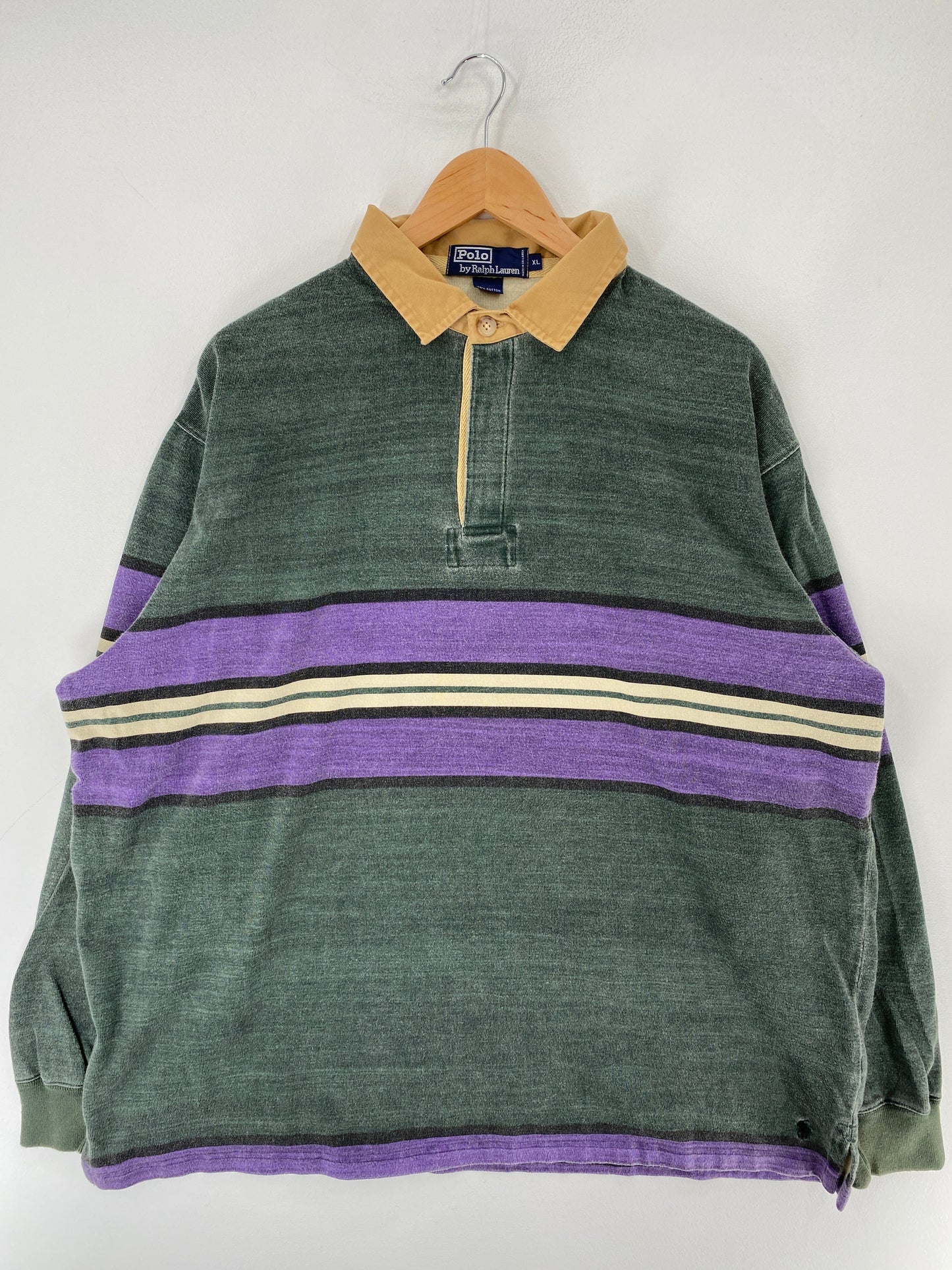 90’s POLO RALPH LAUREN Size XL Rugby-Shirt / F9974R