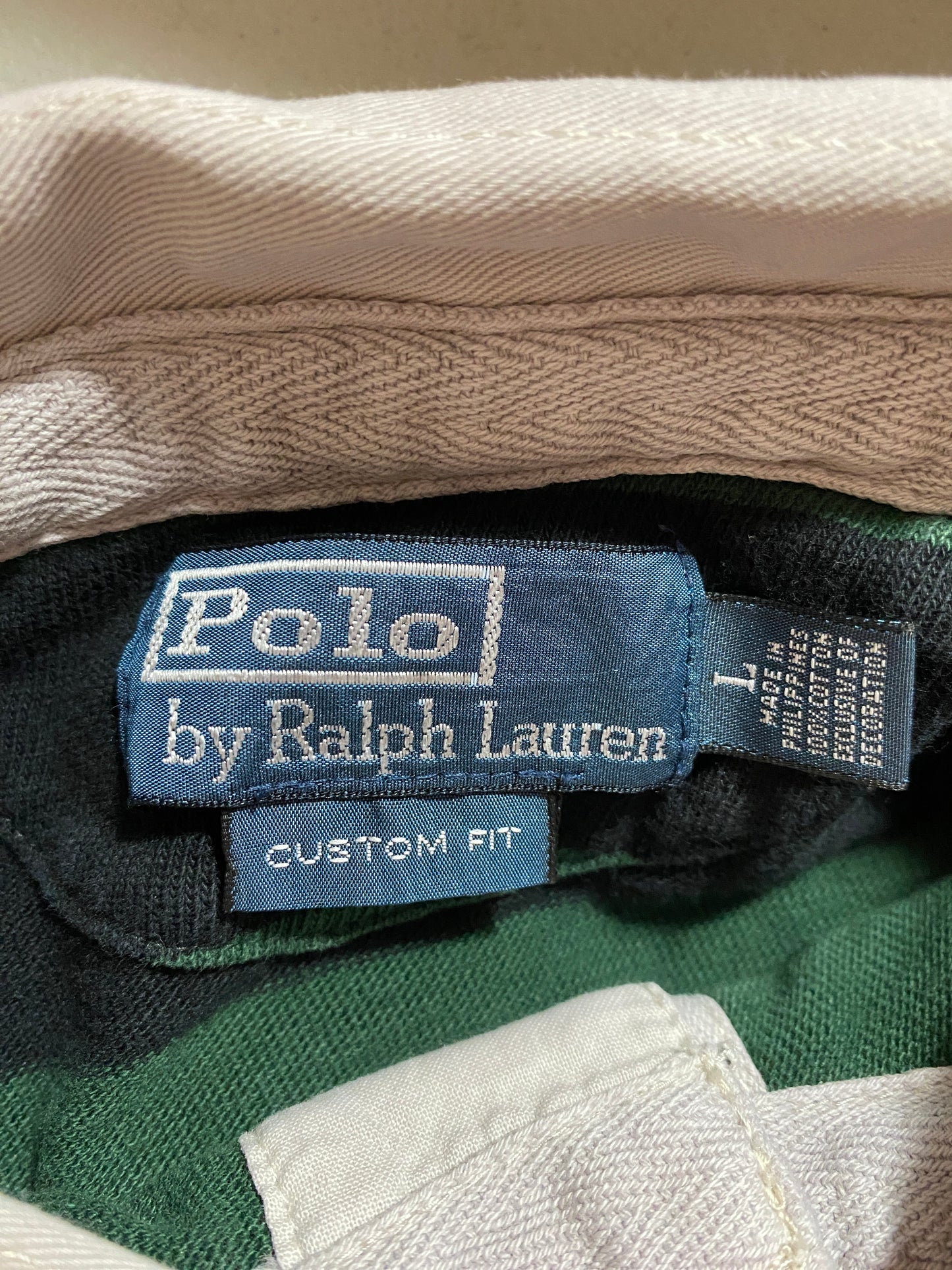 90’s POLO RALPH LAUREN Size L Vintage Rugby-Shirt / G1671R