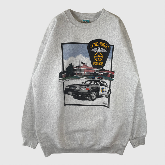 (XL) 1994 LYNDHURST POLICE Vintage Sweatshirt / A0041S