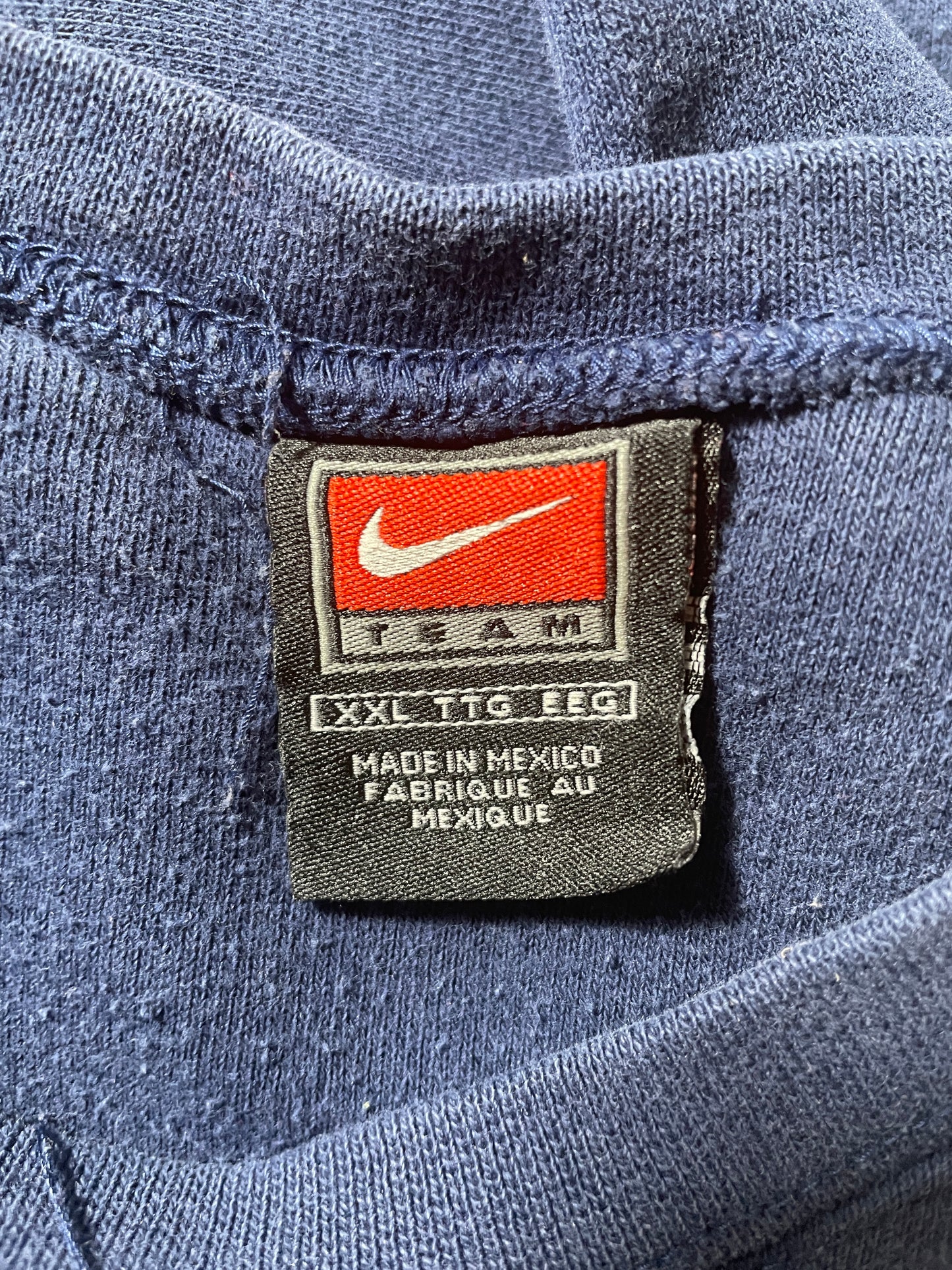 00' NIKE x NORTH CAROLINA Size XXL Vintage College Sweat-Shirt / F4972S