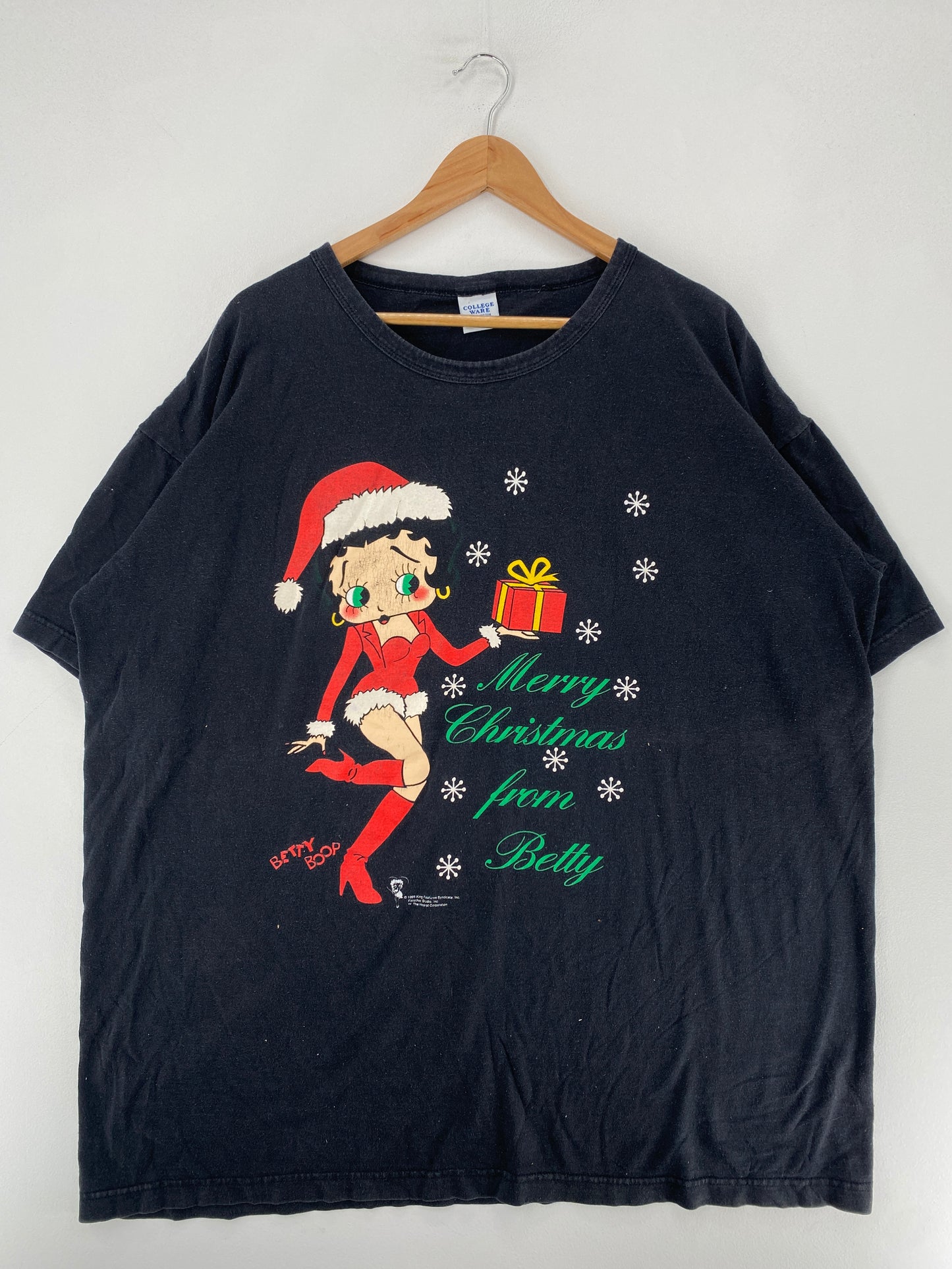 1998 "MERRY CHRISTMAS FROM BETTY" Size APPROX XL Vintage Sweat-shirt / F6023S