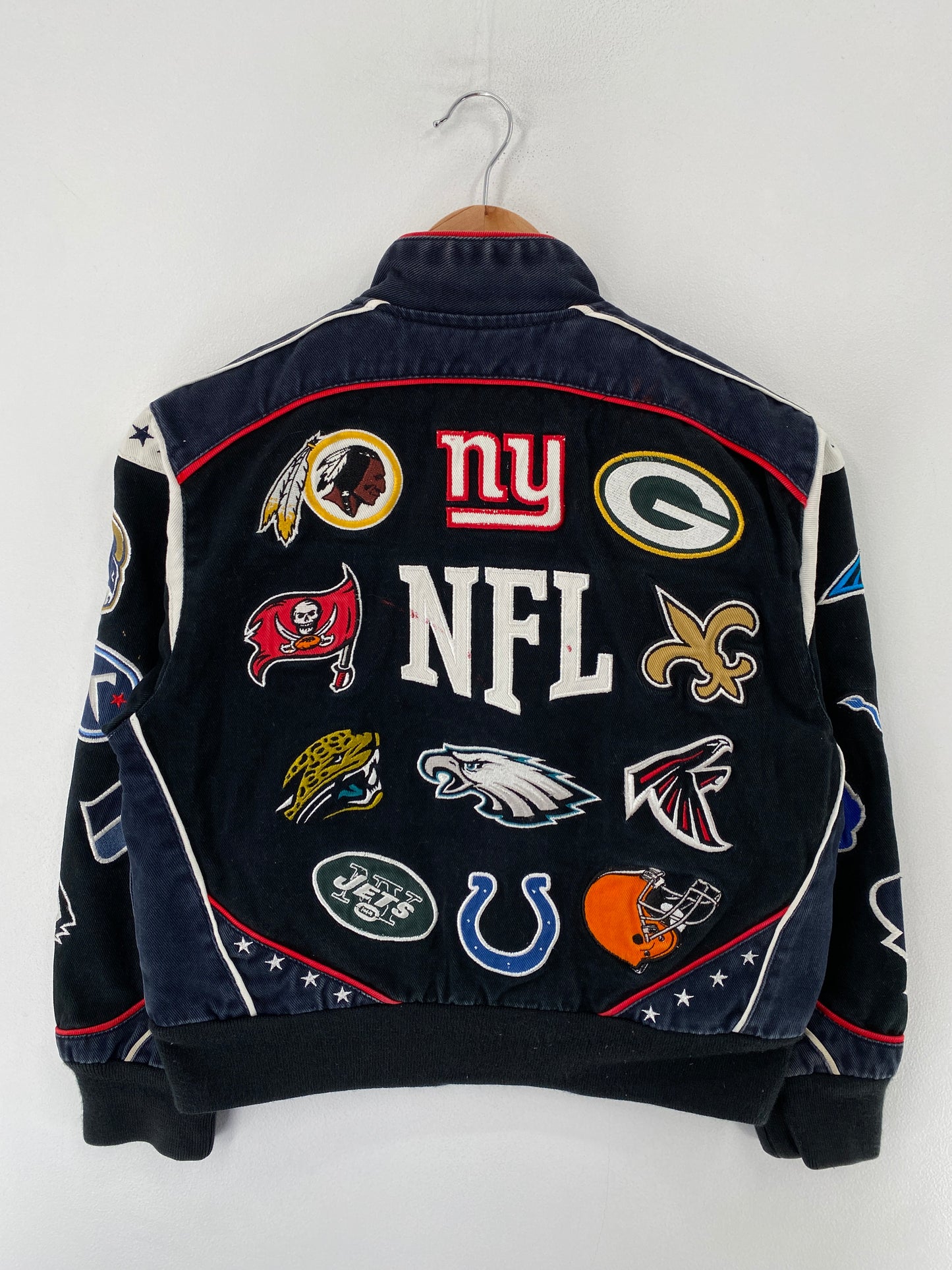 Vintage Kids NFL Size Kids M Racing Jacket / F8051J
