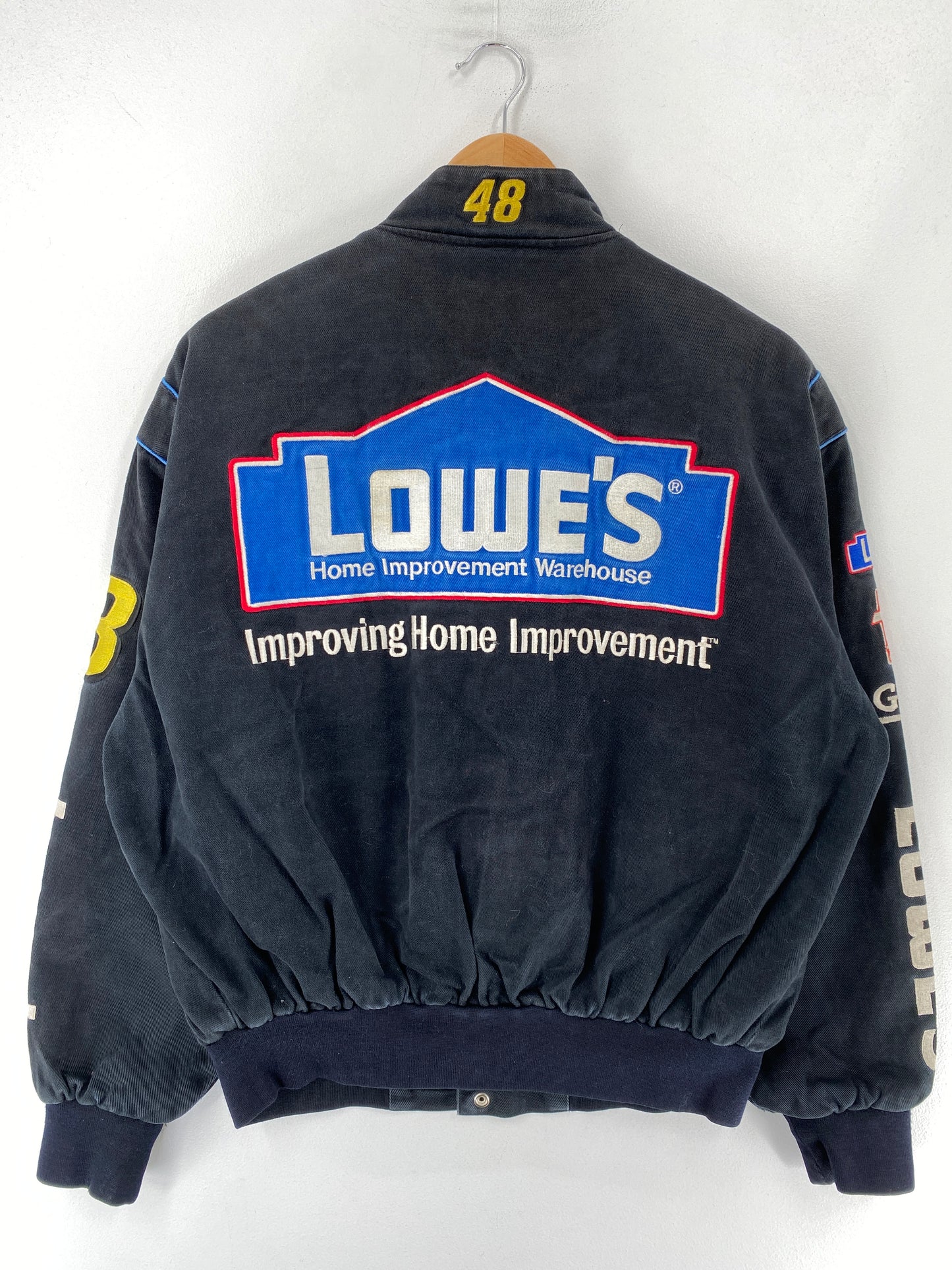Vintage NASCAR LOWE'S X JIMMIE JOHNSON Size M Racing Jacket / F2691J