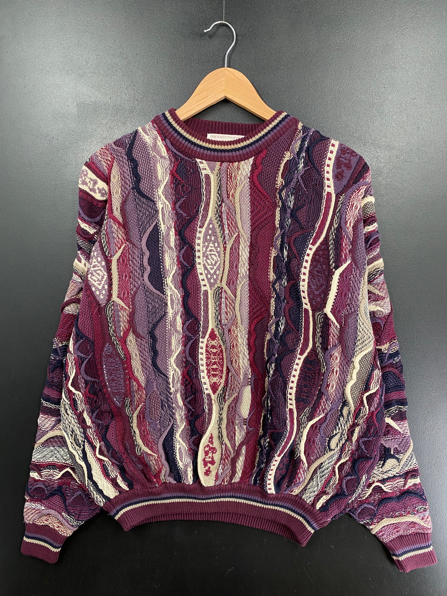 Vintage 3D COOGI-Style Size L Knit Sweater / G6158K