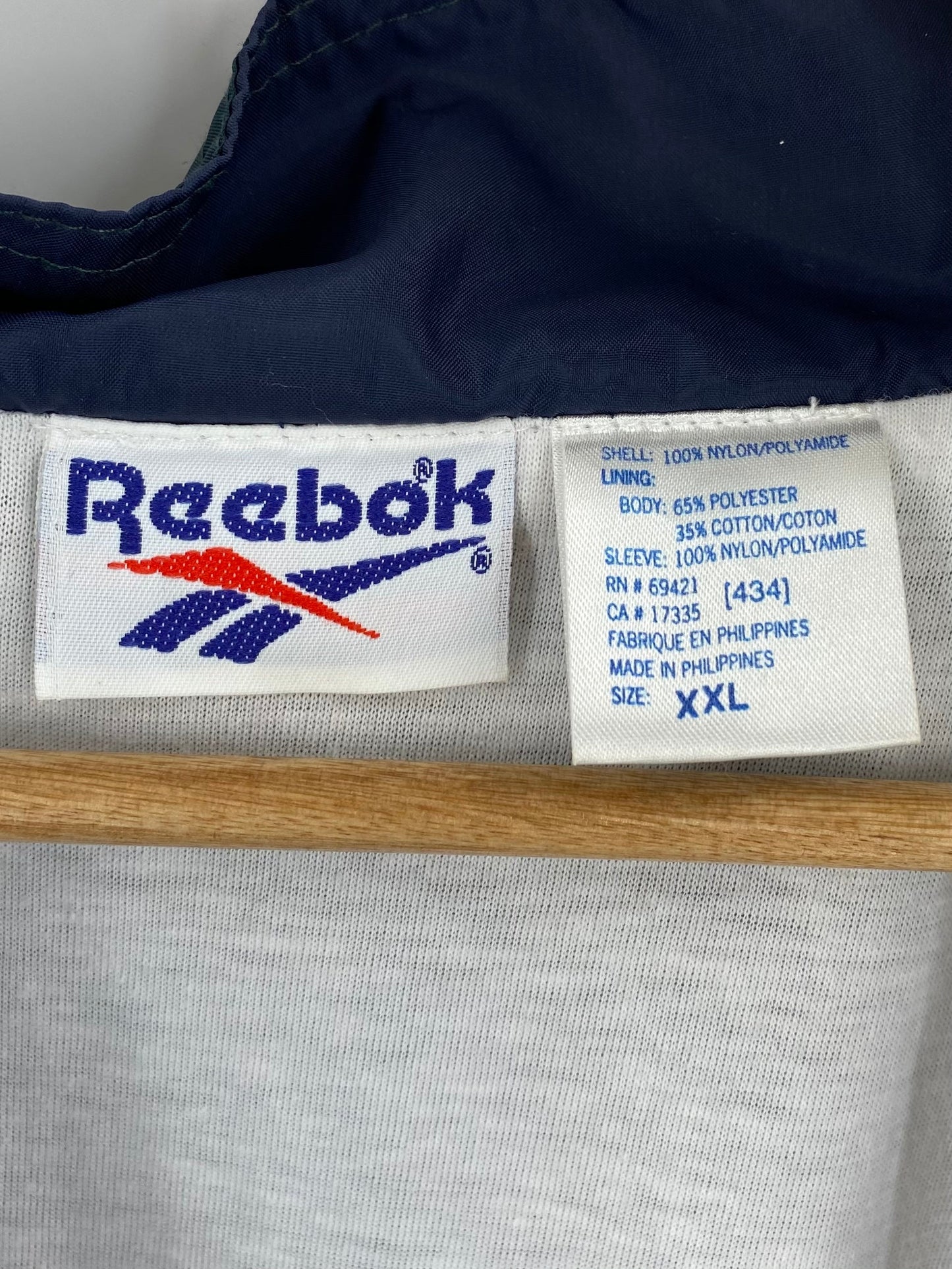90's REEBOK Size XXL Vintage Nylon Jacket / F4742N