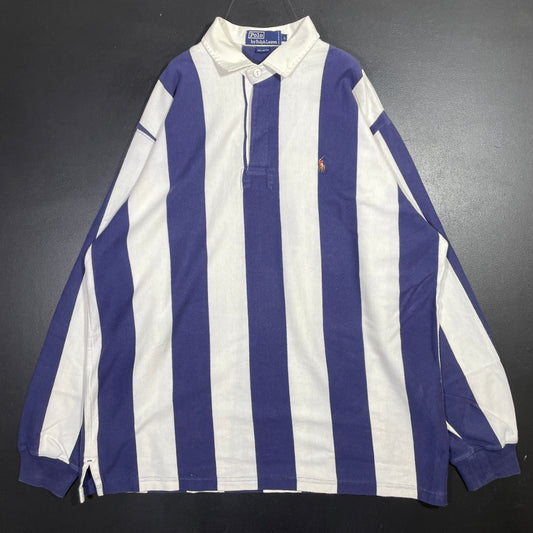 (L) 90’s POLO RALPH LAUREN Rugby-Shirt / A0706R