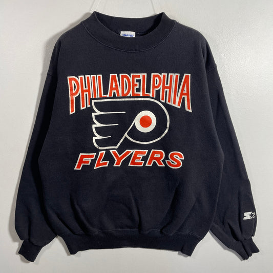 (M) 90's STARTER X PHILADELPHIA FLYERS Vintage NHL Sweatshirt / A1137S