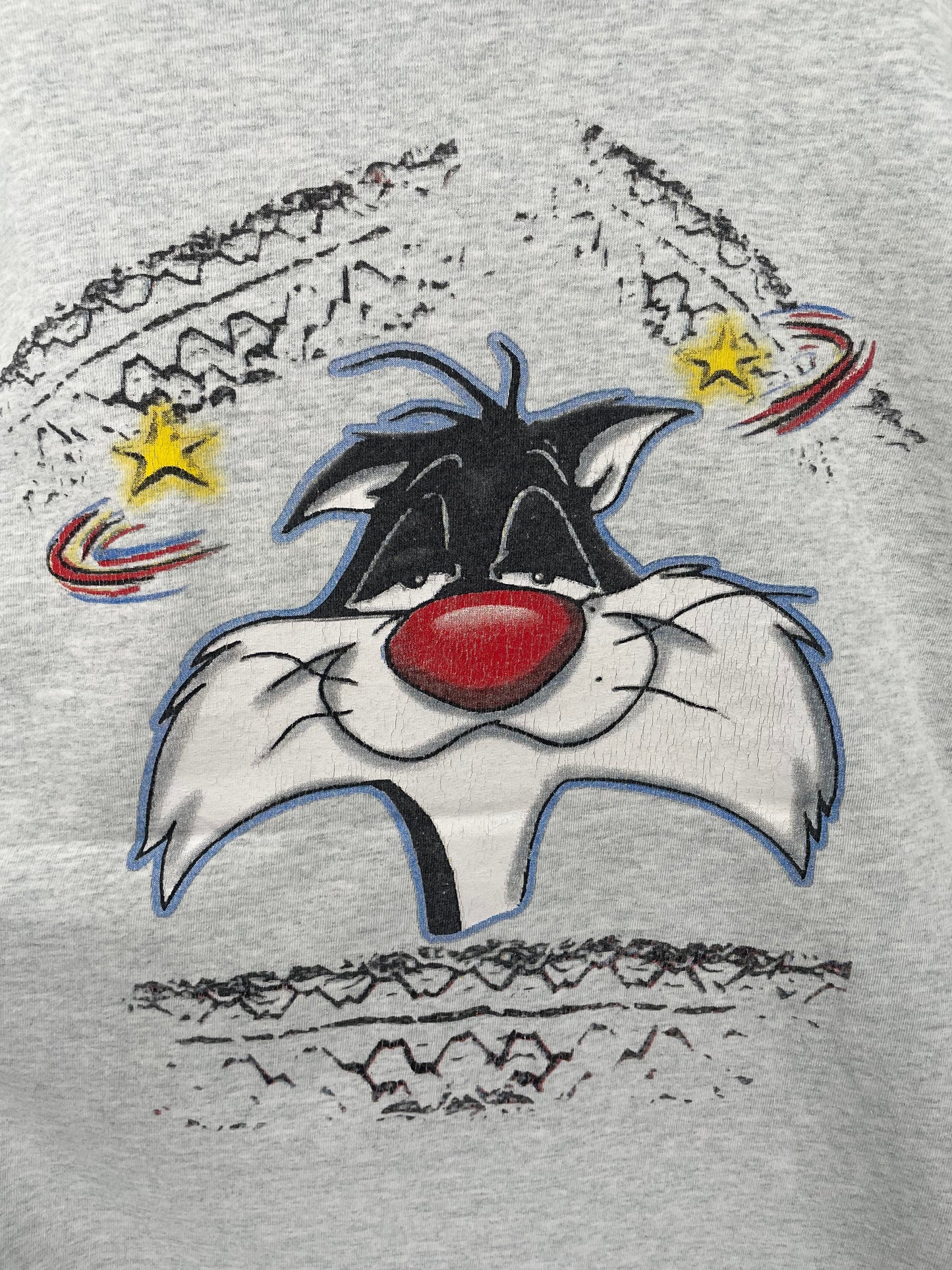2000 LOONEY TUNES TWEETY Size (Approx.Ladies XL) Vintage T-Shirt / E8004T