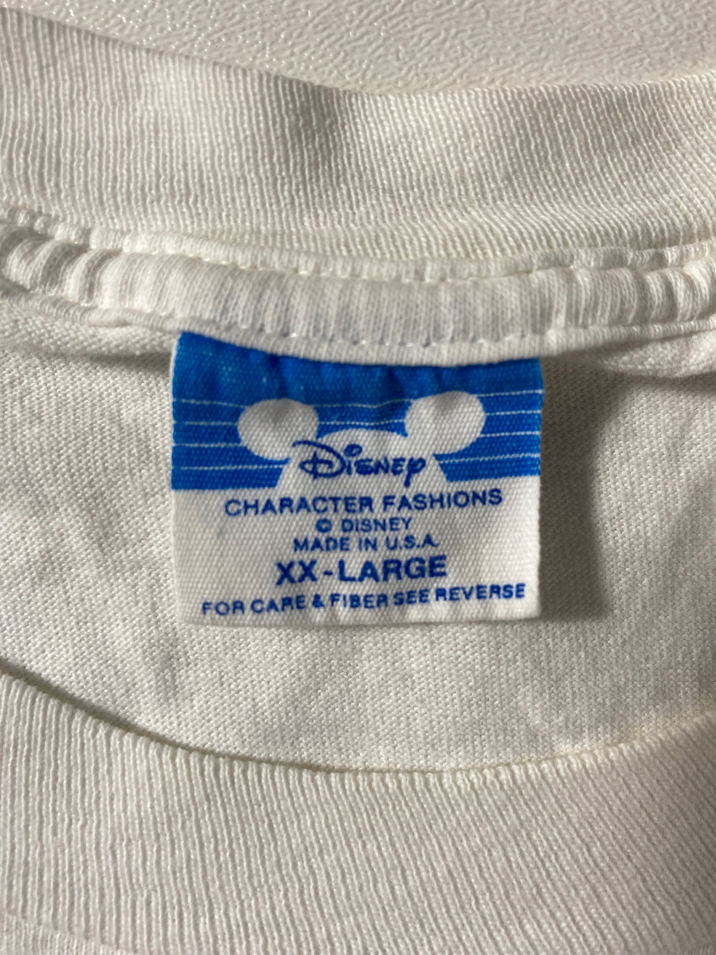 1992 DISNEY SPLASH MOUNTAIN Made in USA Size XXL Vintage T-Shirt / F1734T