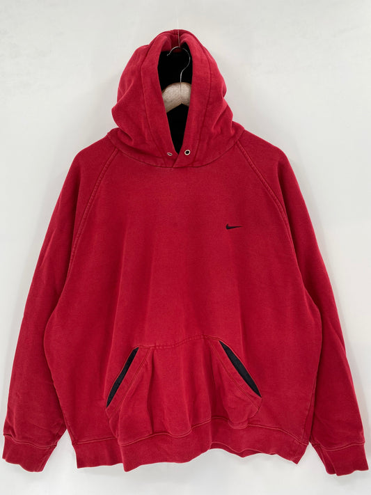 00’ NIKE MINI SWOOSH Size XXL Vintage Hoodie Sweat-Shirt / F3993S
