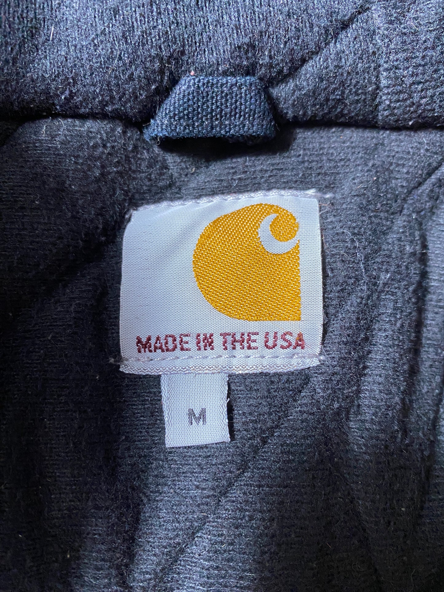 90's CARHARTT Made in USA Size M Vintage Zip-Up Duck Jacket / F4088J