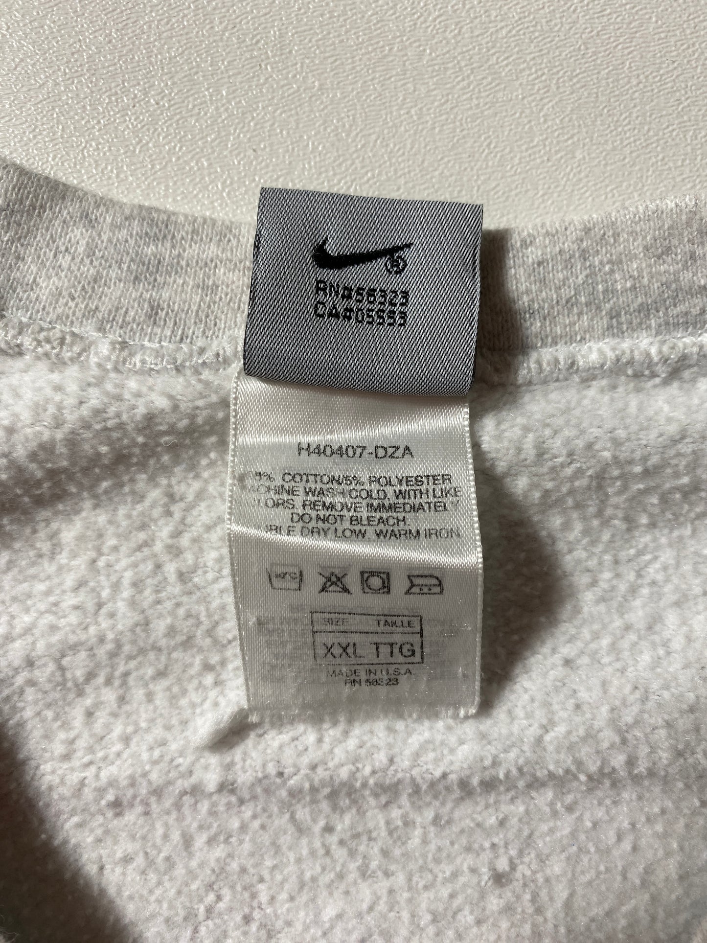 90's NIKE X OKLAHOMA SOONERS Made in USA Size XXL Vintage College Sweat Shirt / G4683S